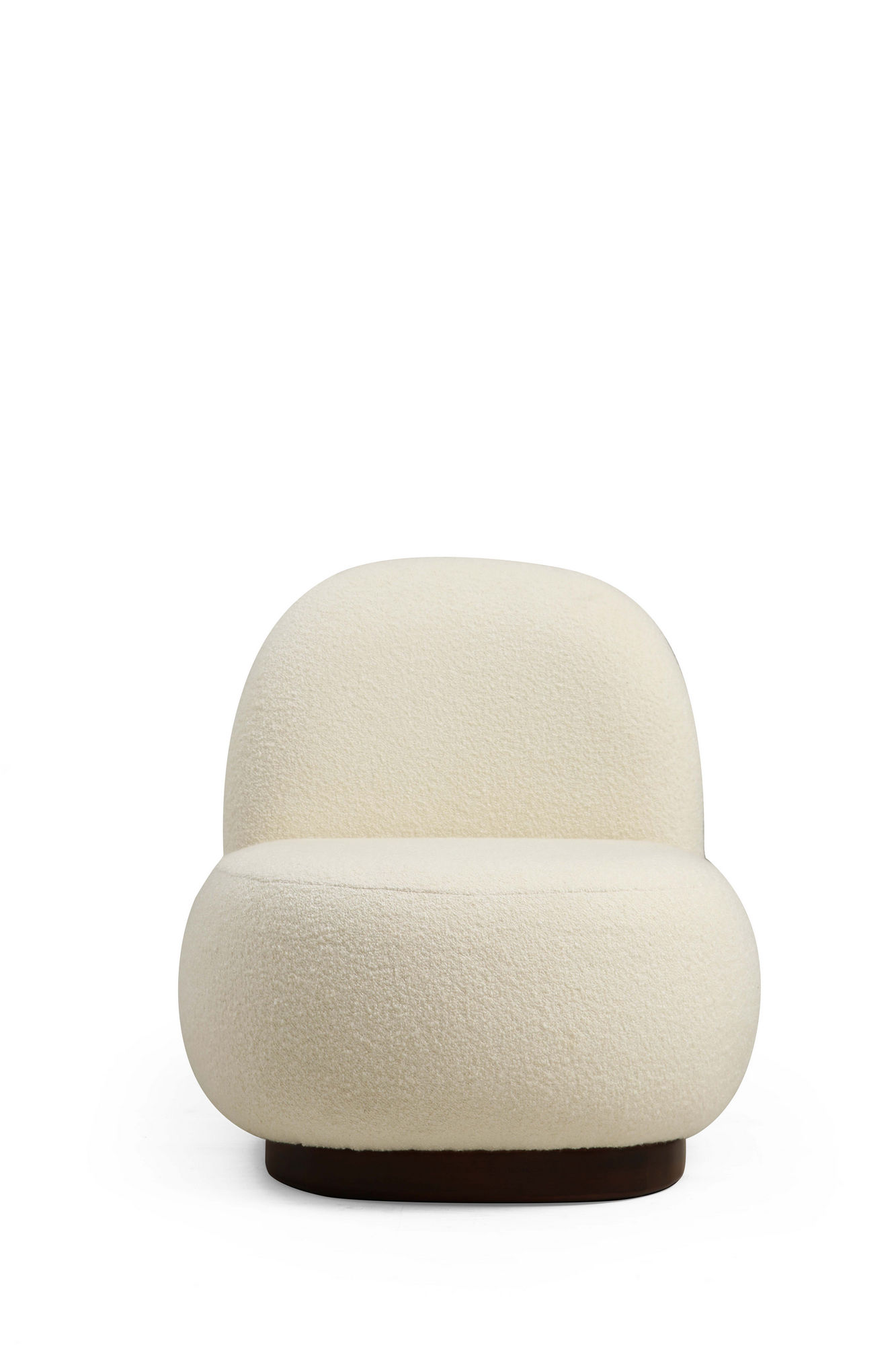 Tina Sessel Bouclé White