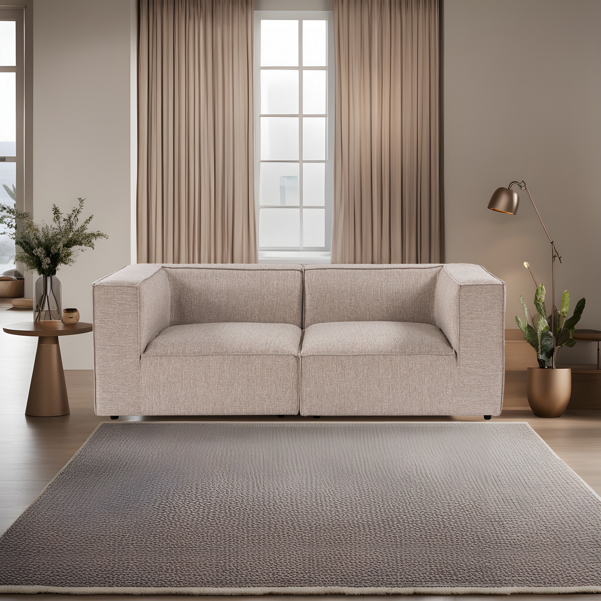 Sora 2-Sitzer Sofa Sandbeige