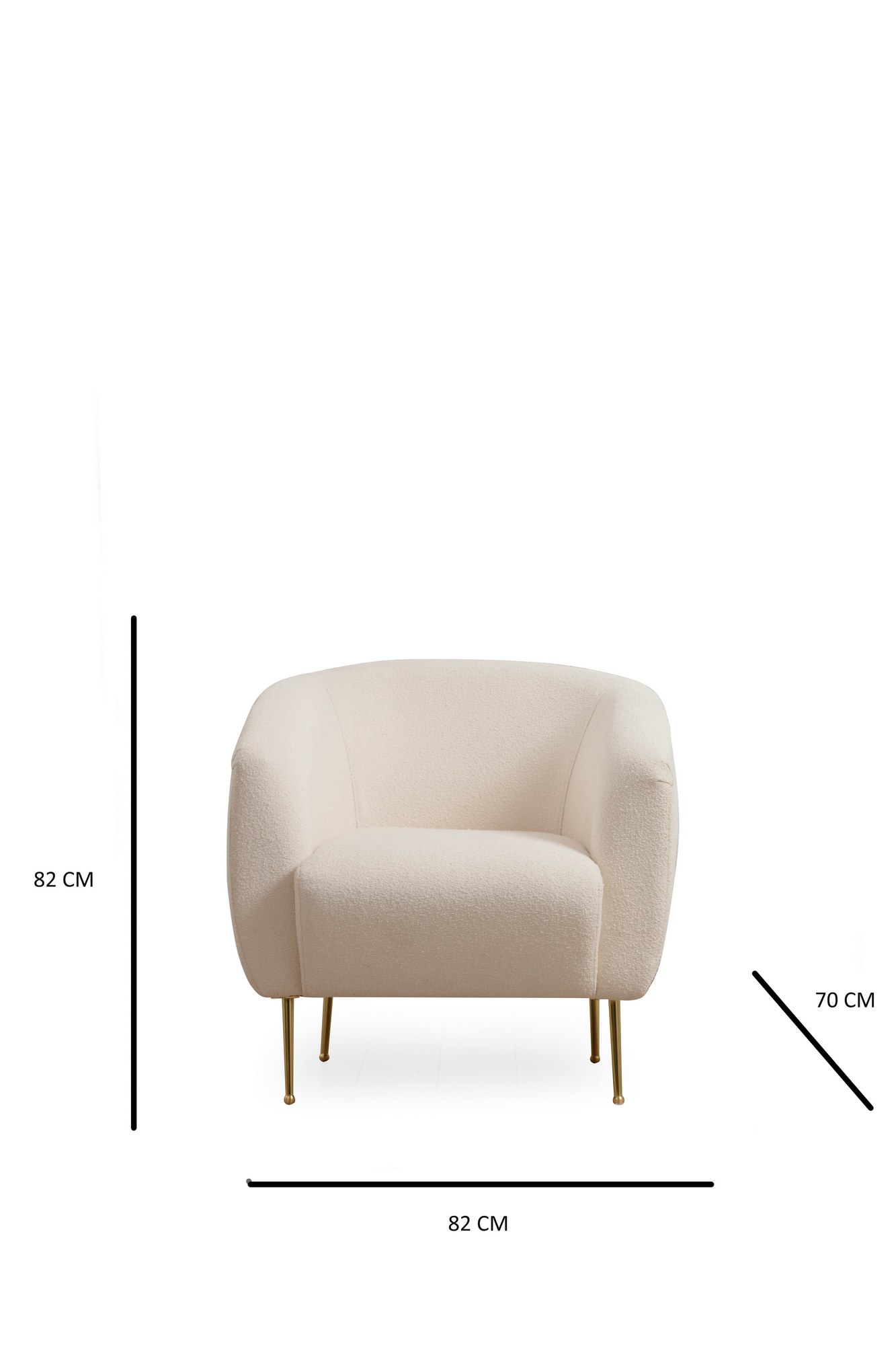 Eses Sessel Creme