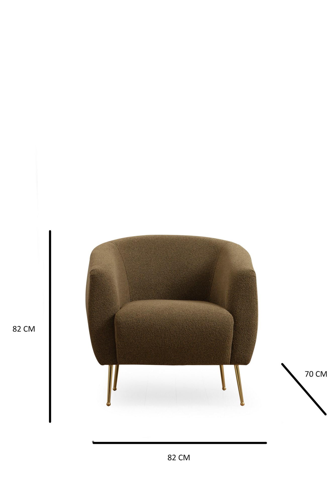 This armchair green