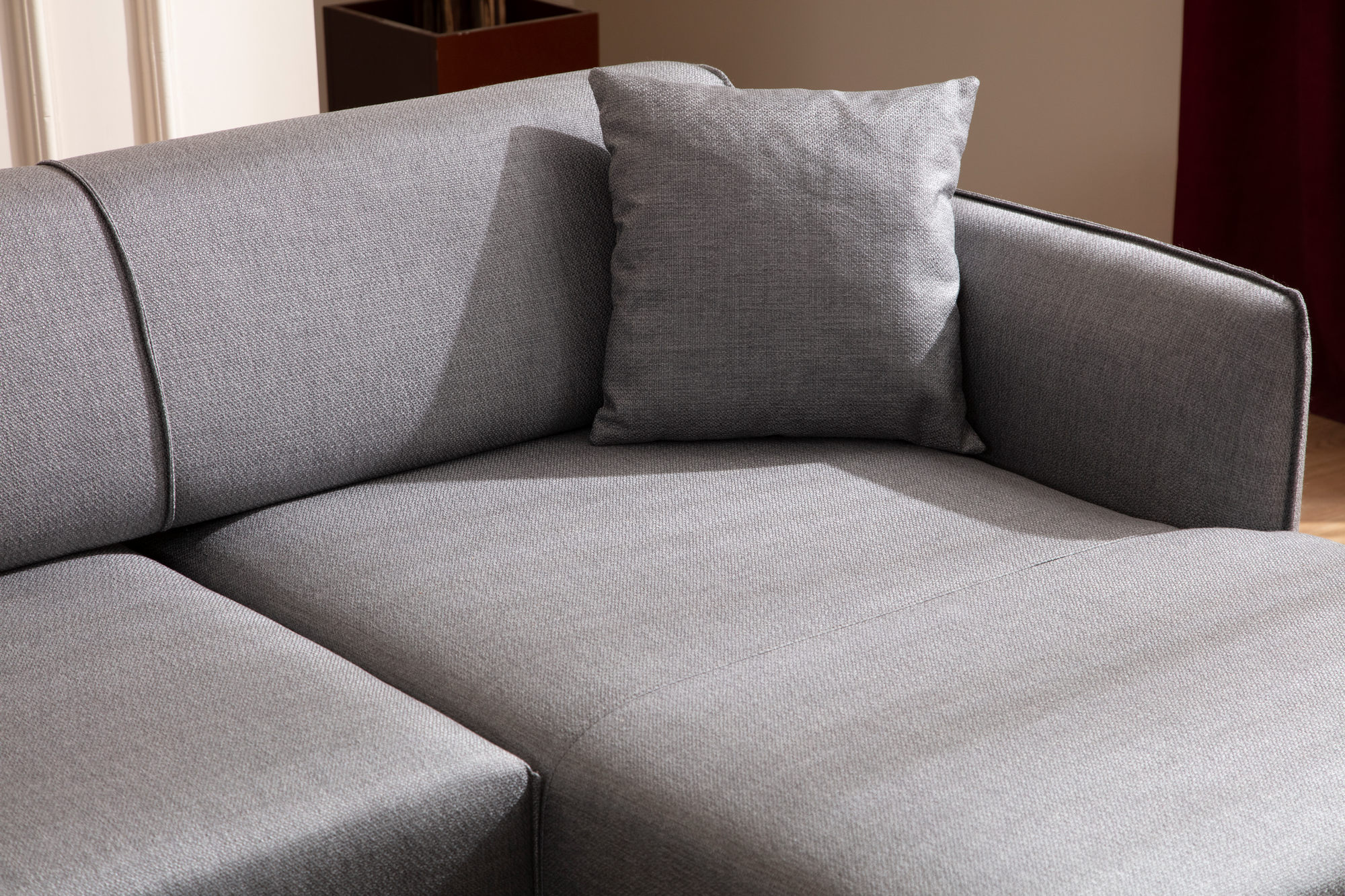 Belissimo Corner Sofa Right Grey