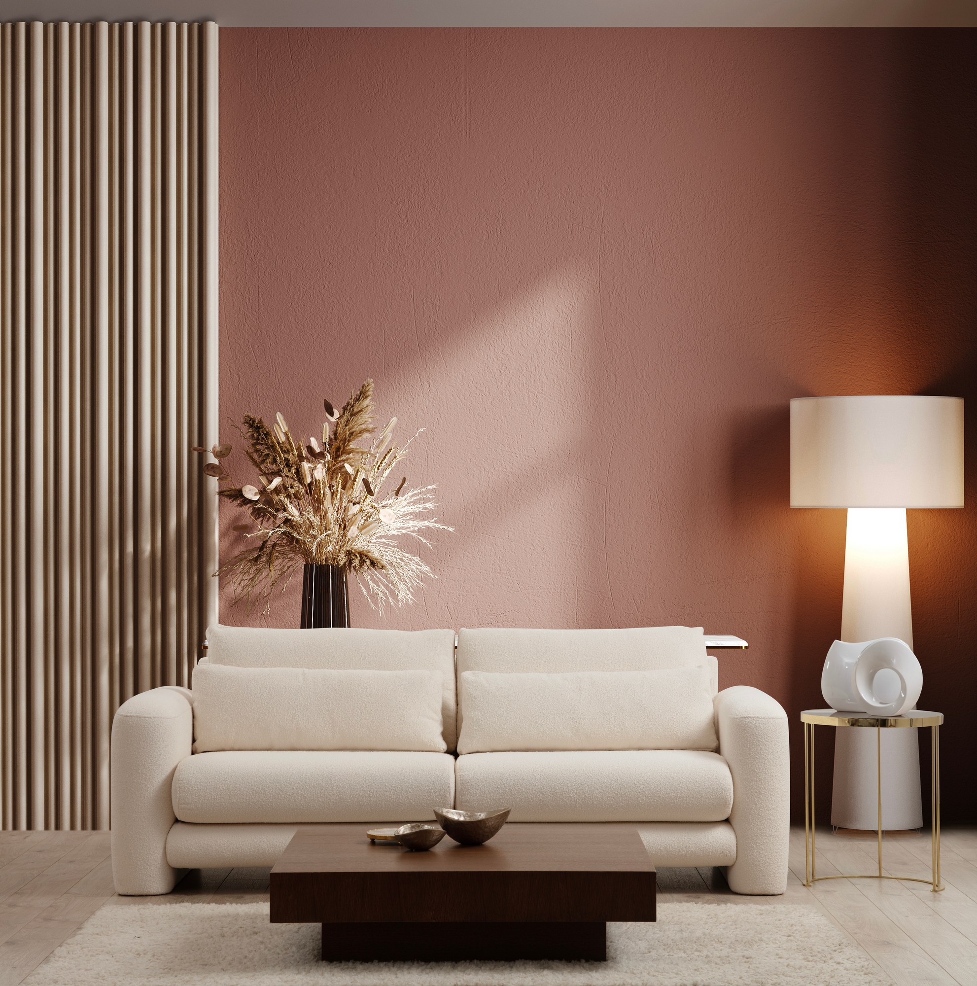 Lily 3-seater sofa Cream