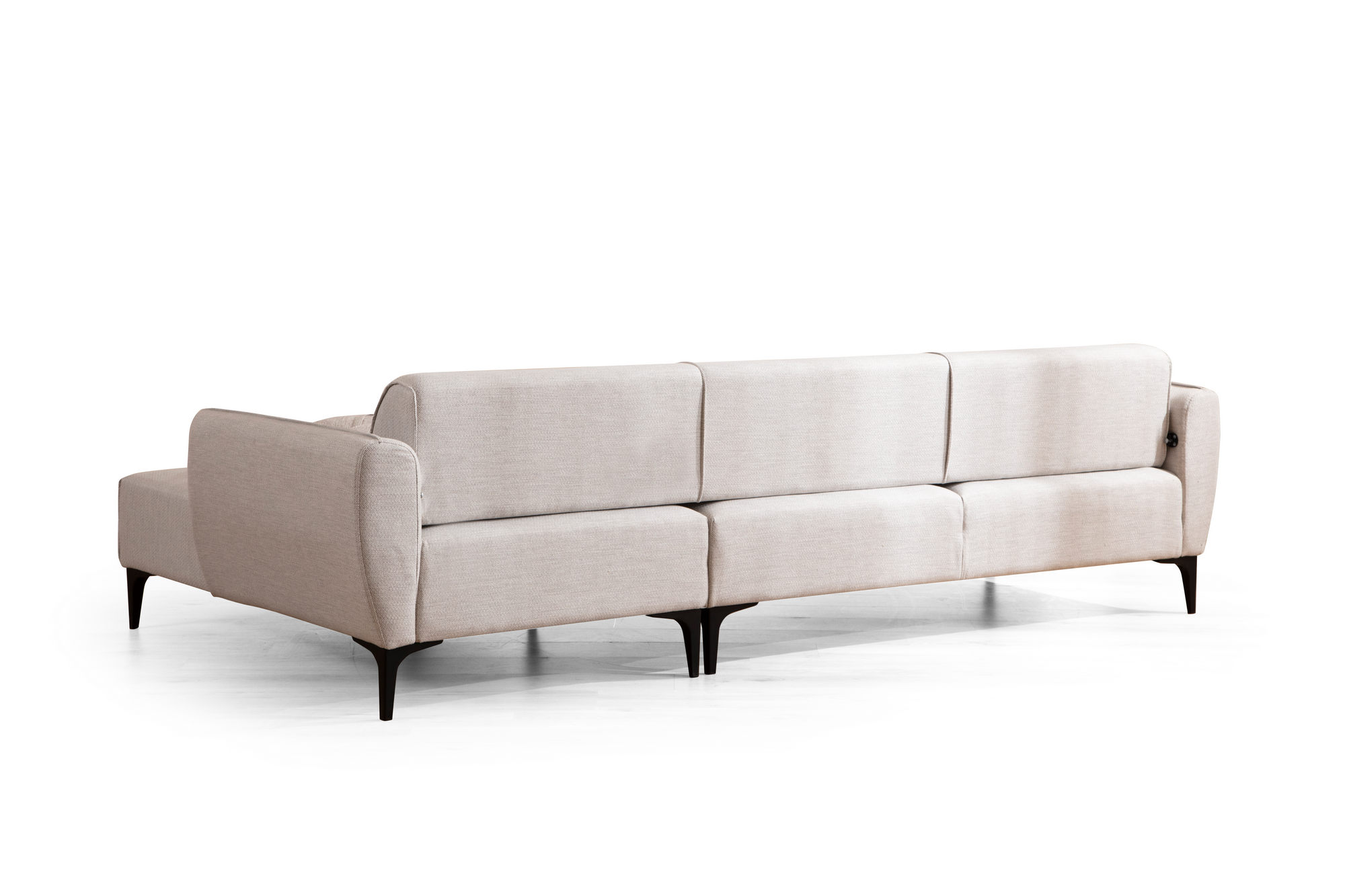 Belissimo Corner Sofa Right White