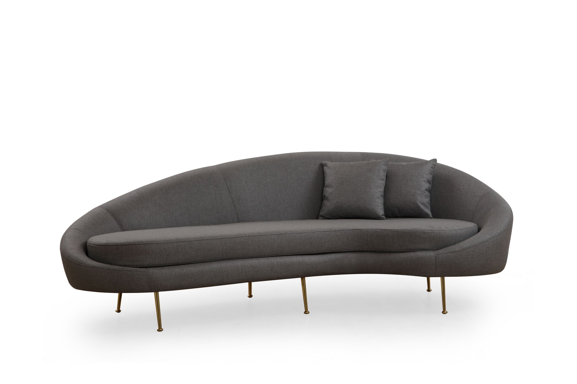 Eses 3-Sitzer Sofa Dunkelgrau