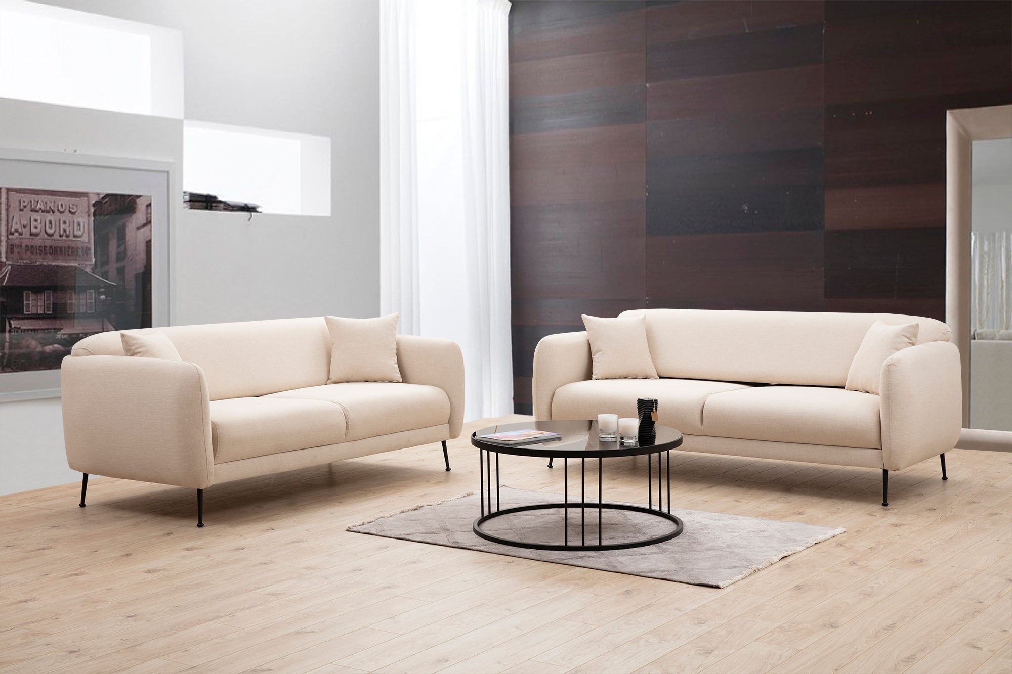 Sevilla 3-seater sofa Beige