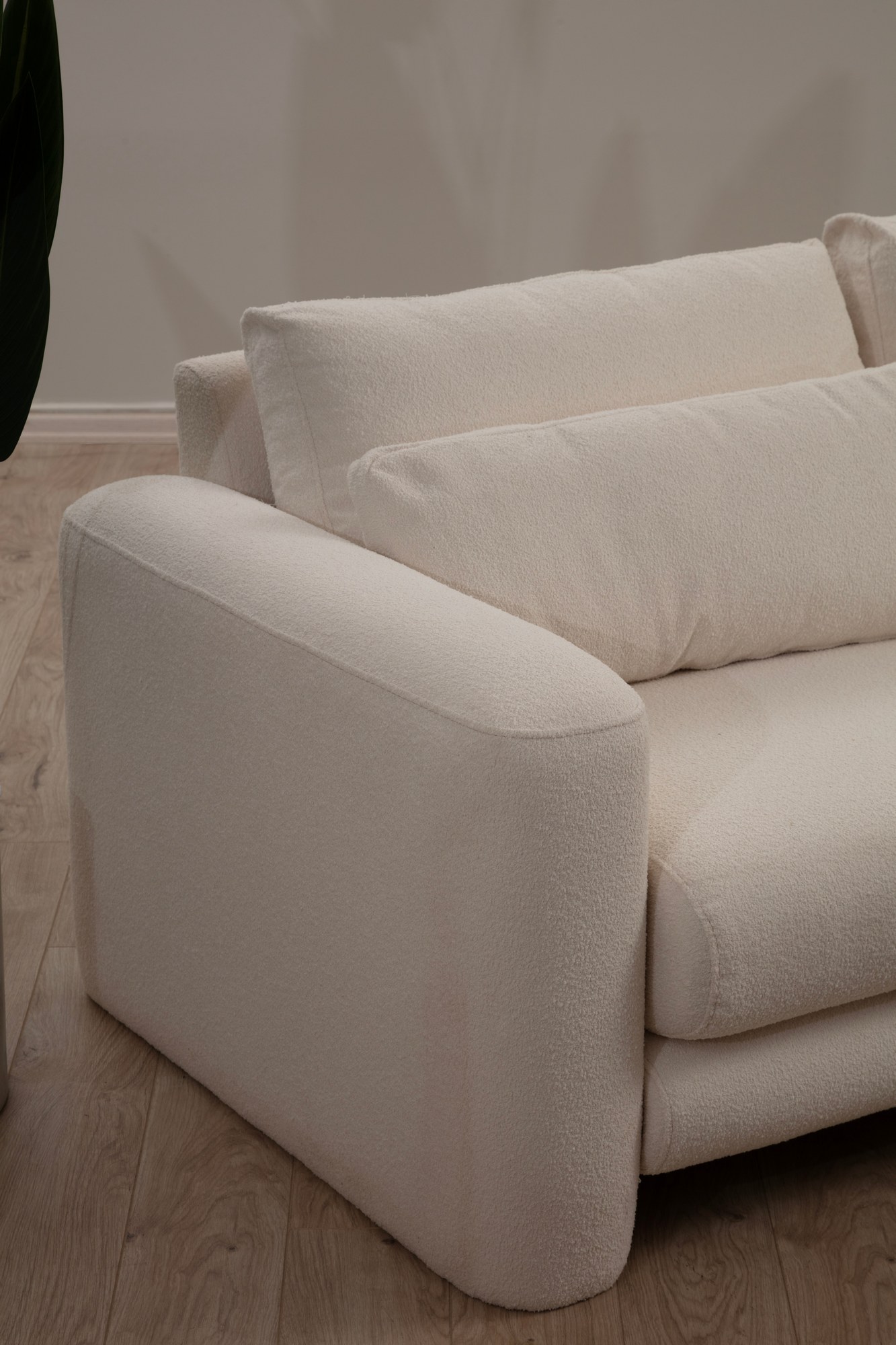 Lily Ecksofa Rechts Creme