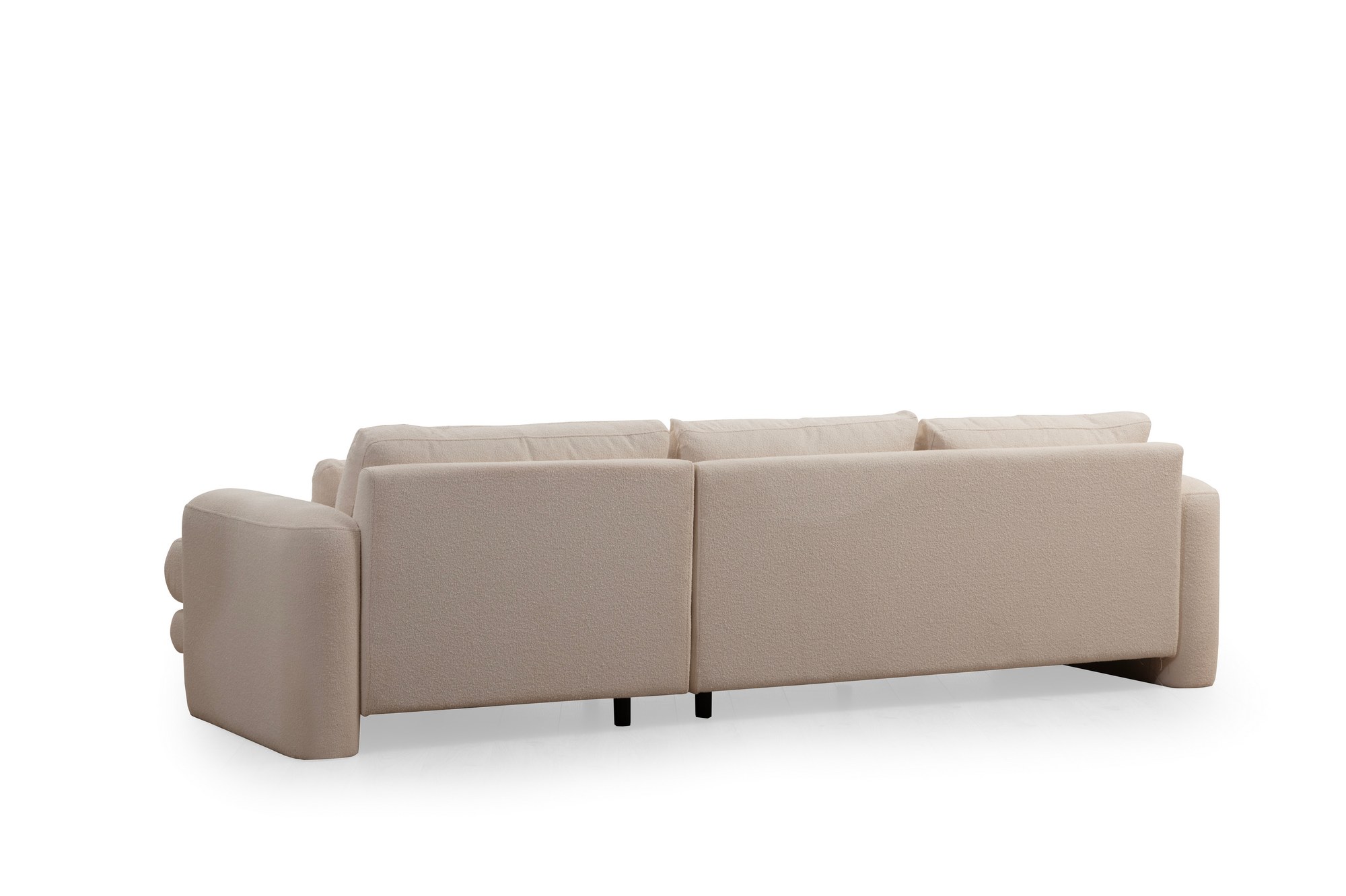 Lily Ecksofa Rechts Creme