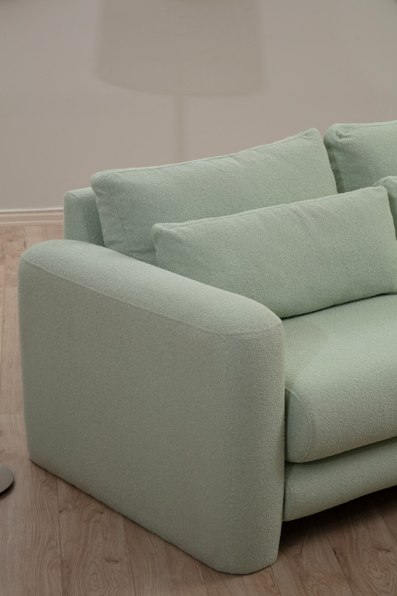 Lily Corner Sofa Right Green