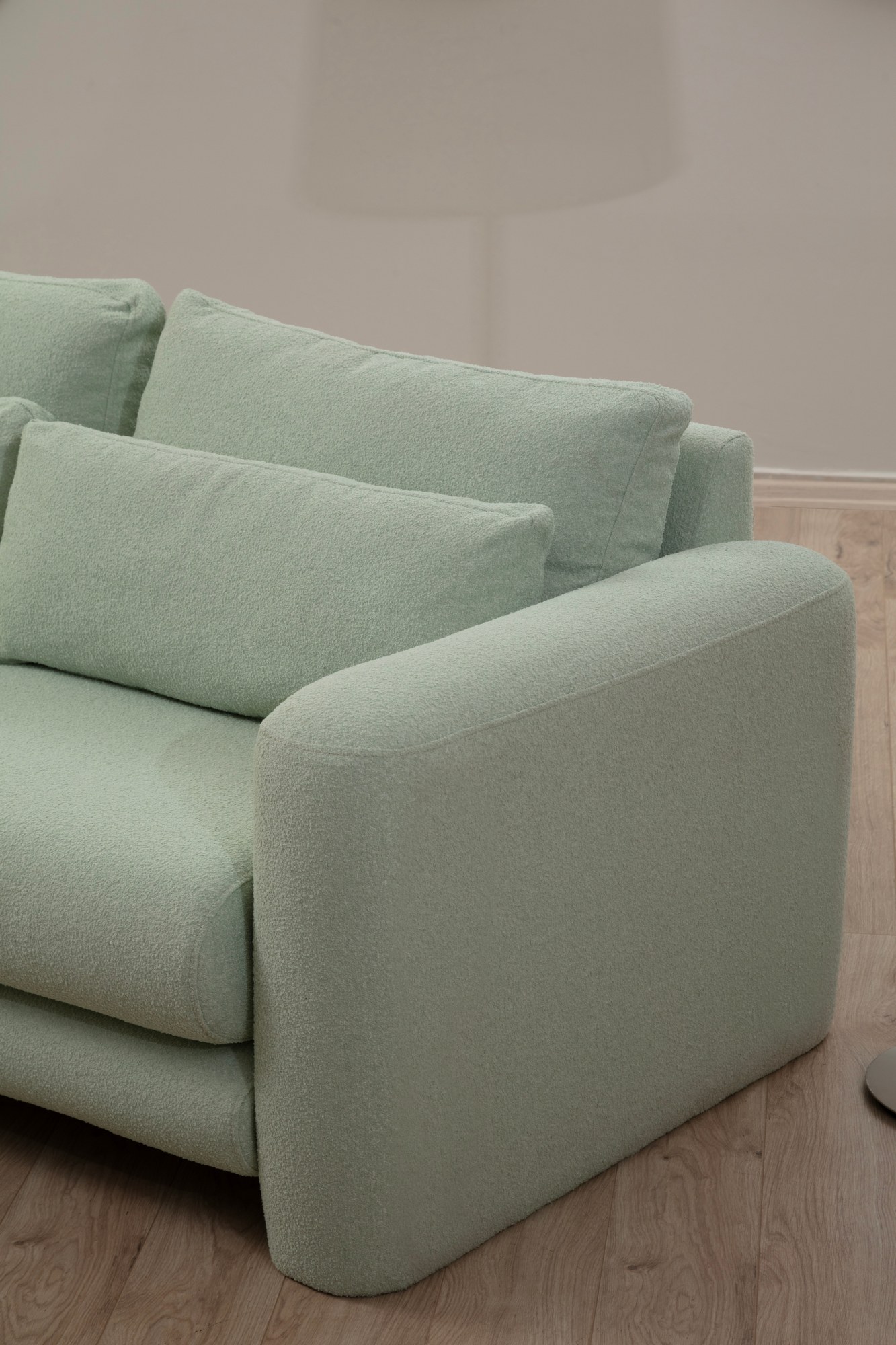 Lily Corner Sofa Left Green