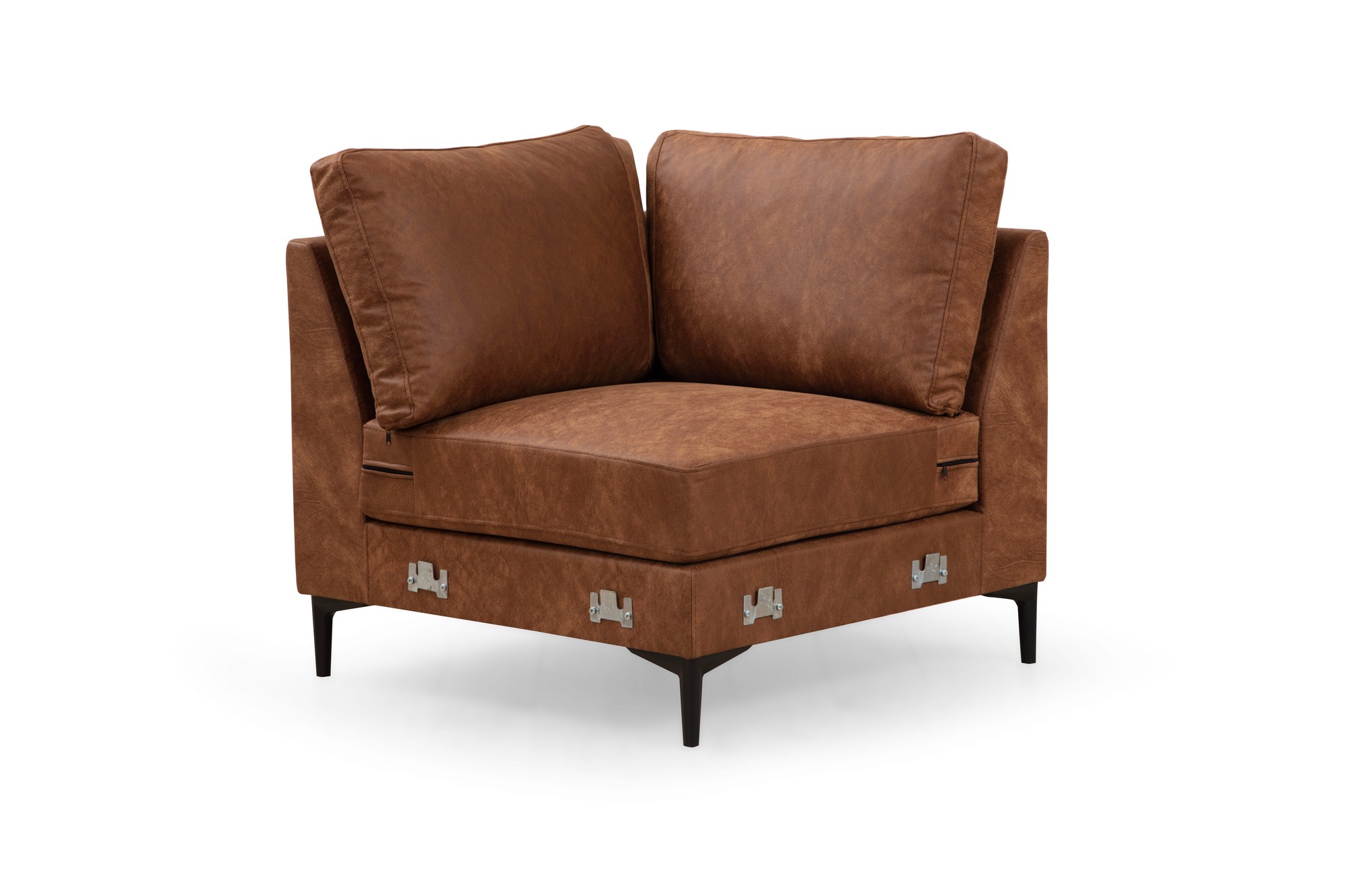 Porto Corner Sofa Brown