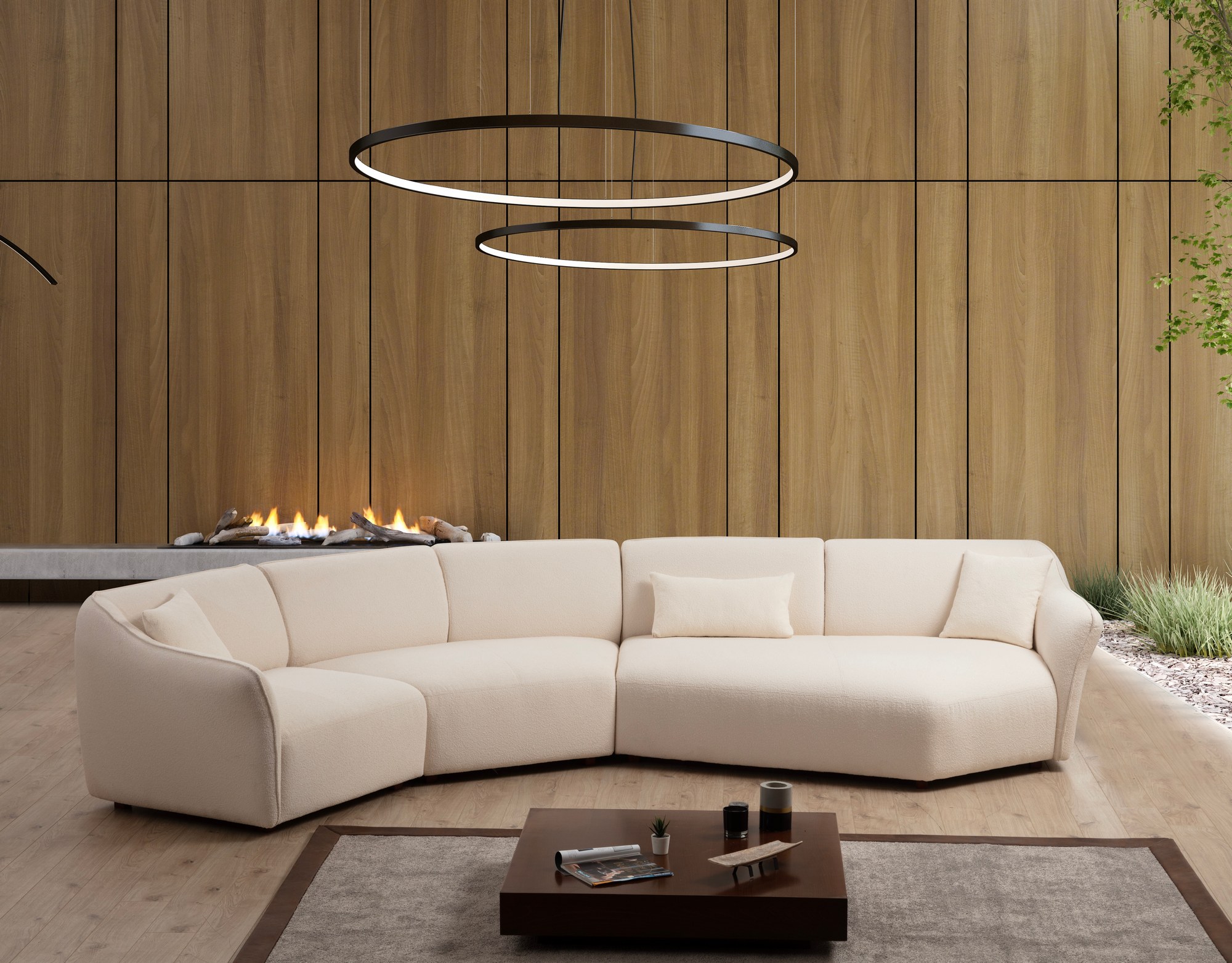 Mentis Ecksofa Creme