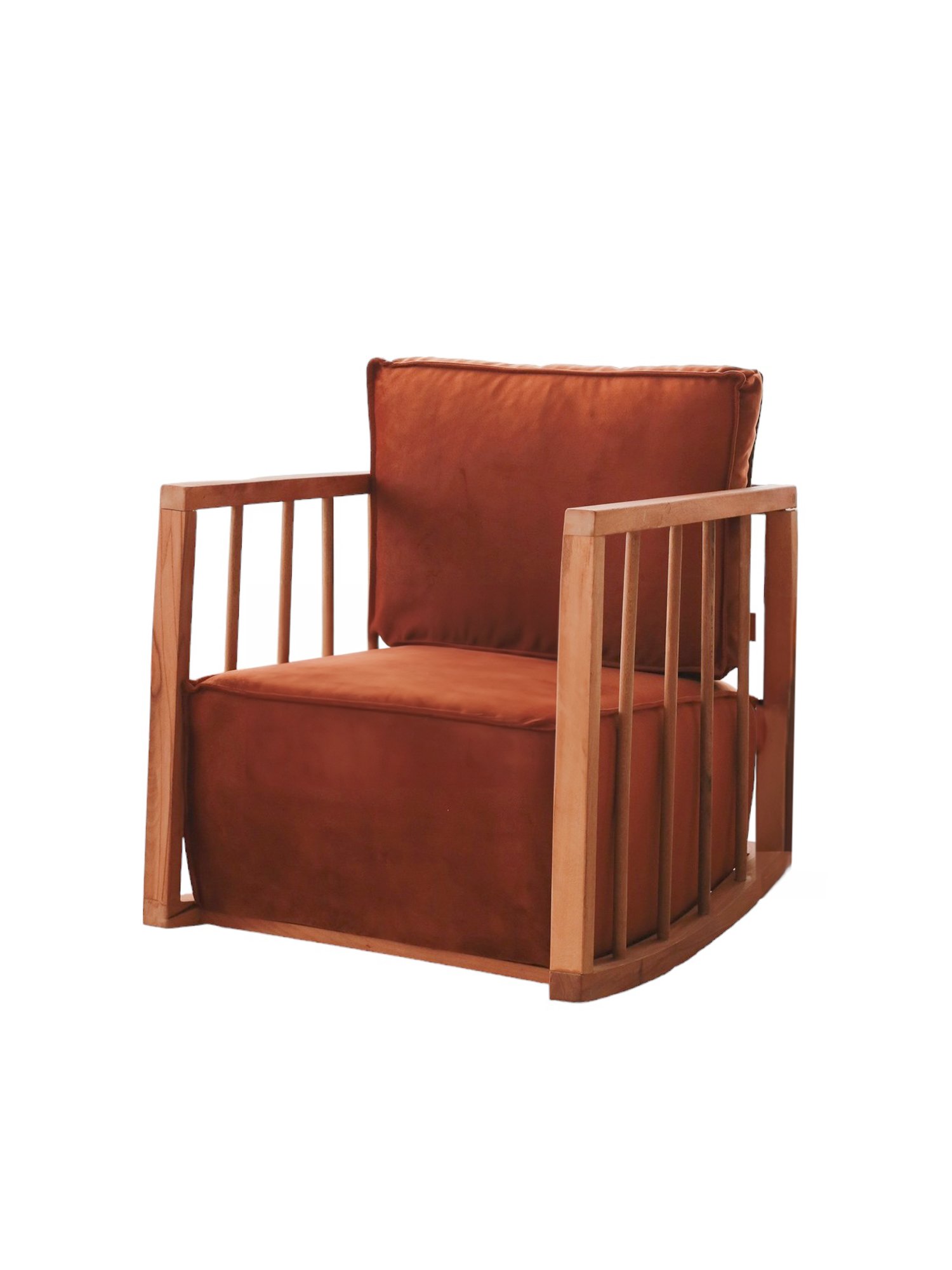 Rocking children's chair Cinnamon brown