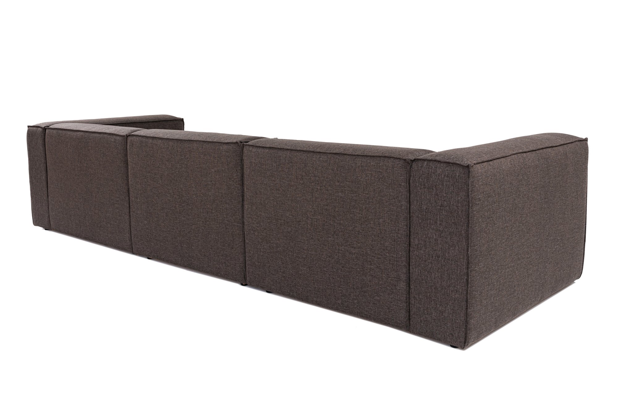 Fora Ecksofa Dunkelbraun