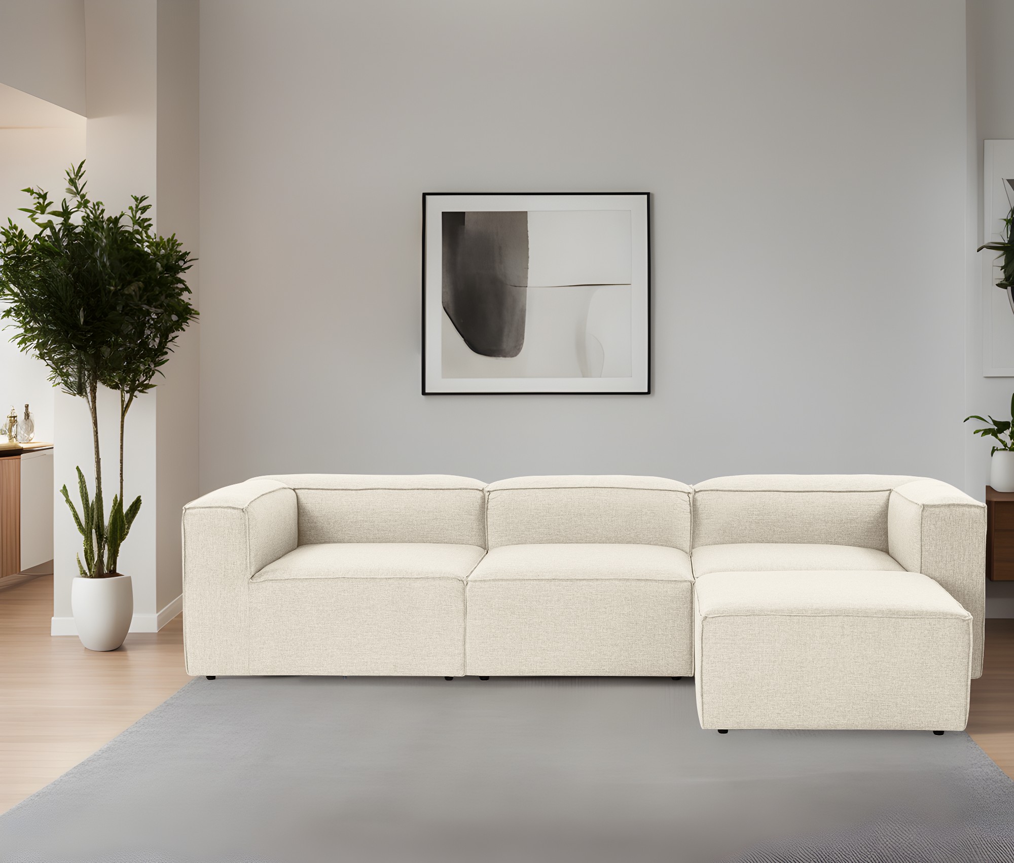 Fora Corner Sofa Ecru