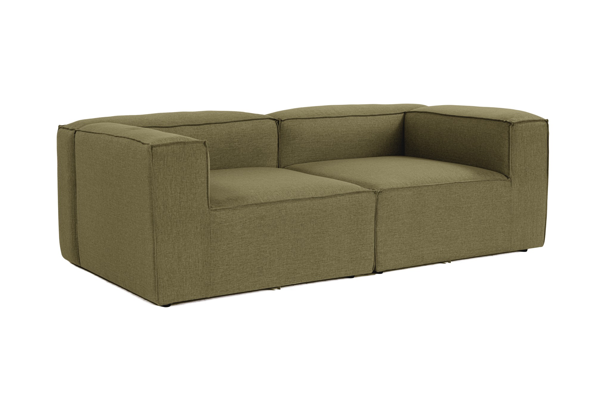 Fora 2-seater sofa green