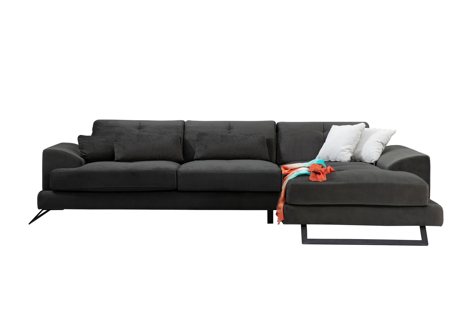 Frido Corner Sofa Right Anthracite