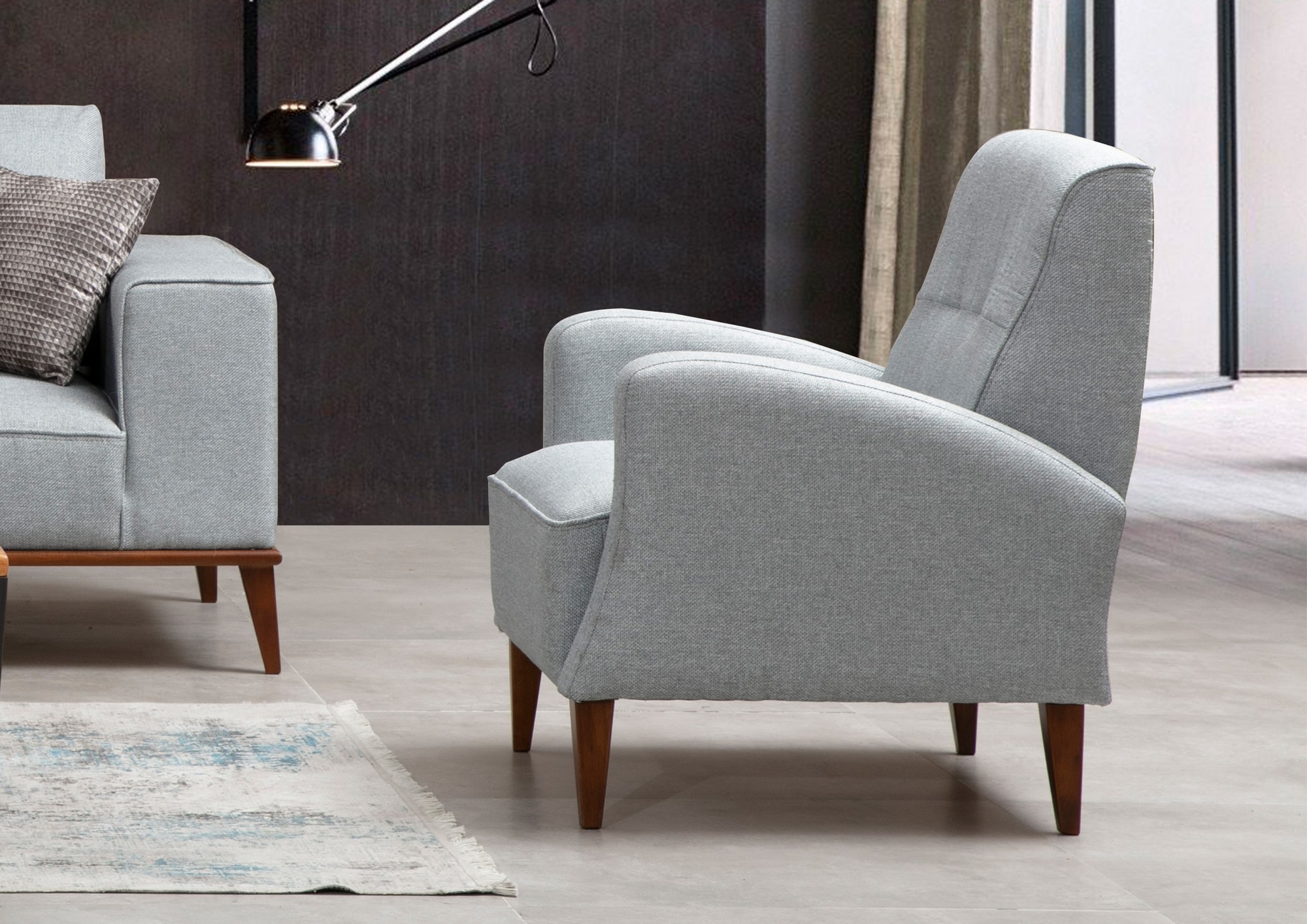 Montana Armchair Grey