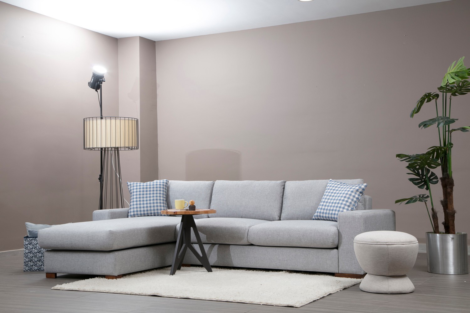 Loop 13 corner sofa grey