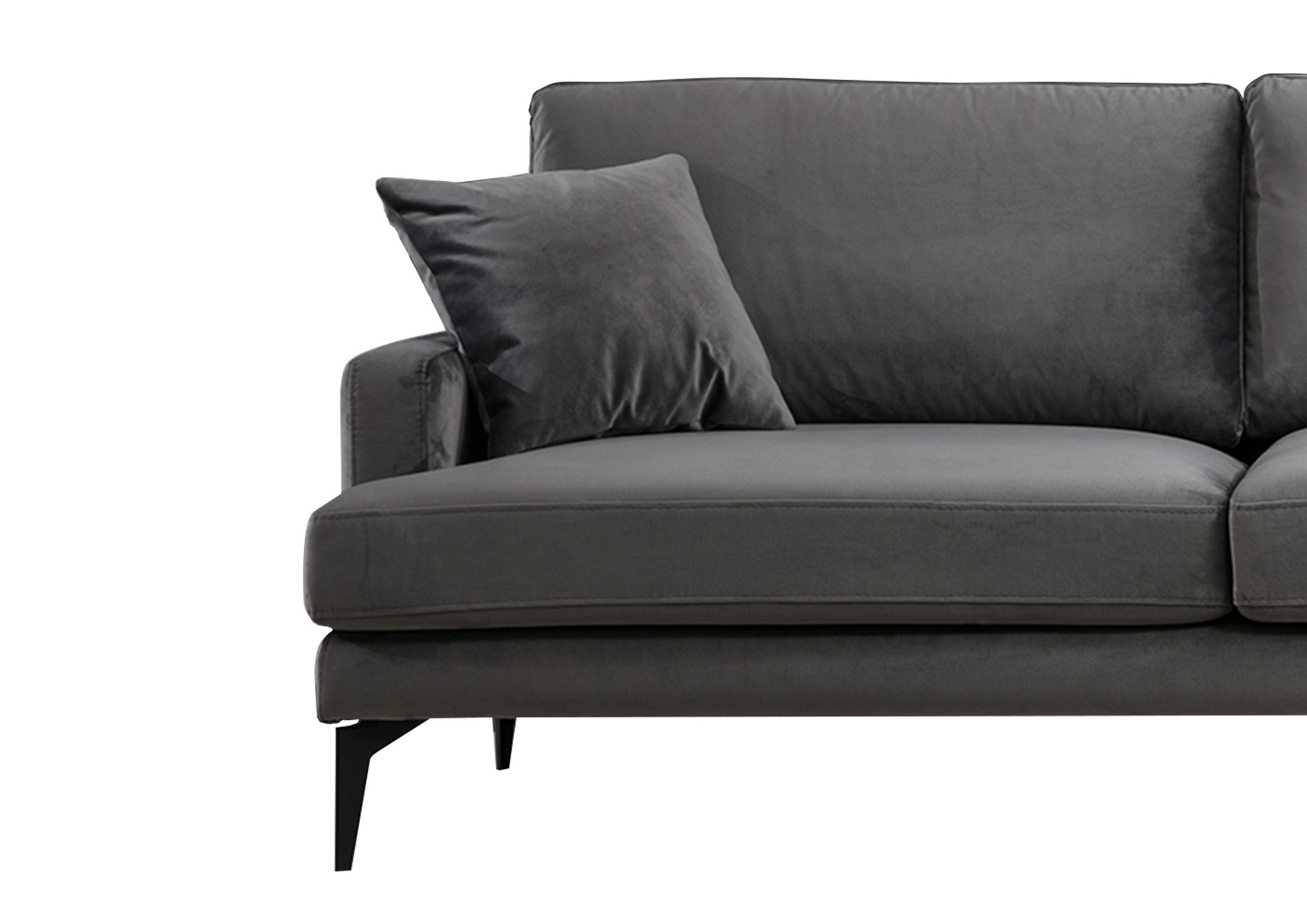 Papira Ecksofa Rechts Anthrazit