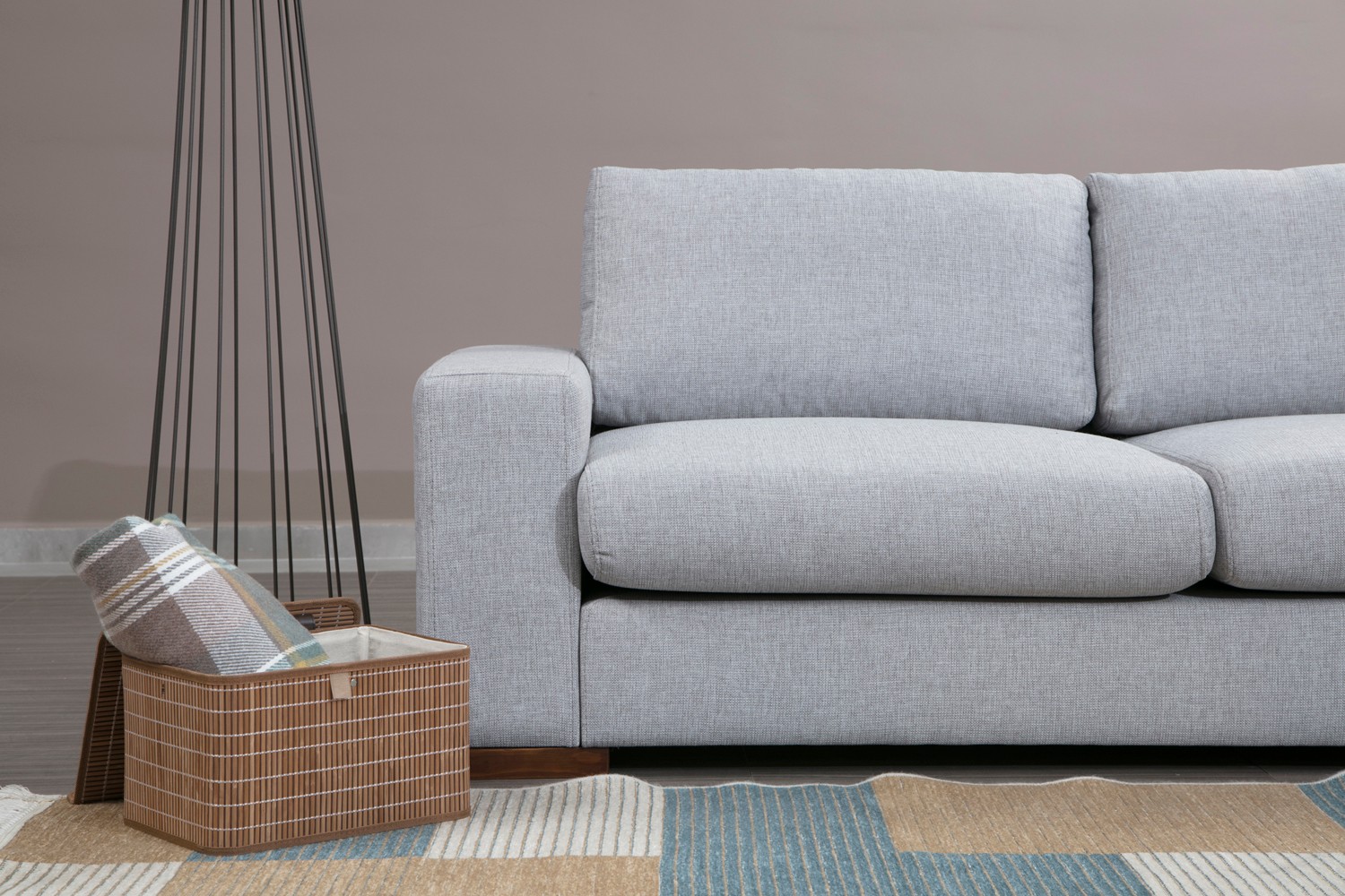 Loop 2 Ecksofa Grau