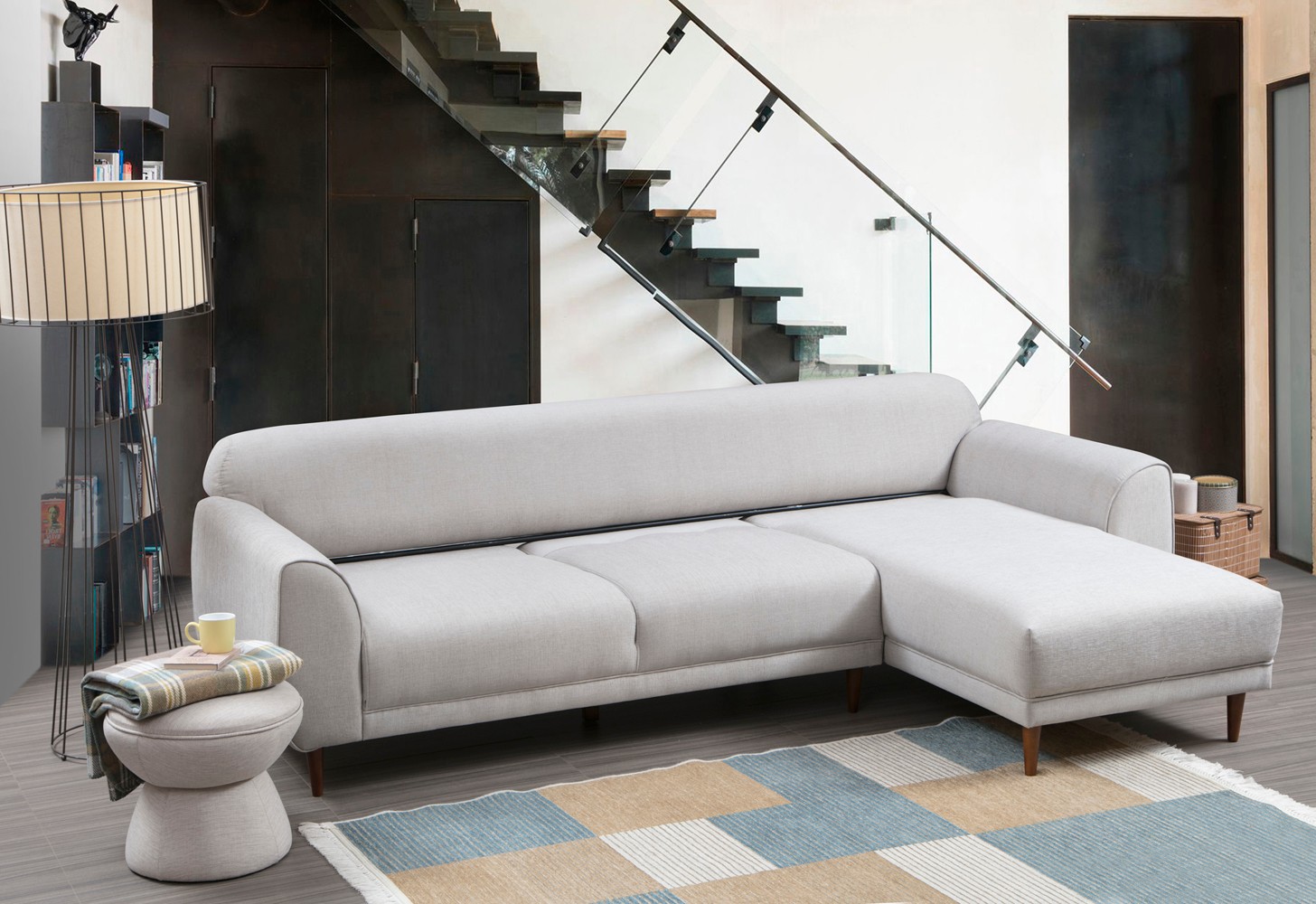 Image Corner Sofa Right Beige