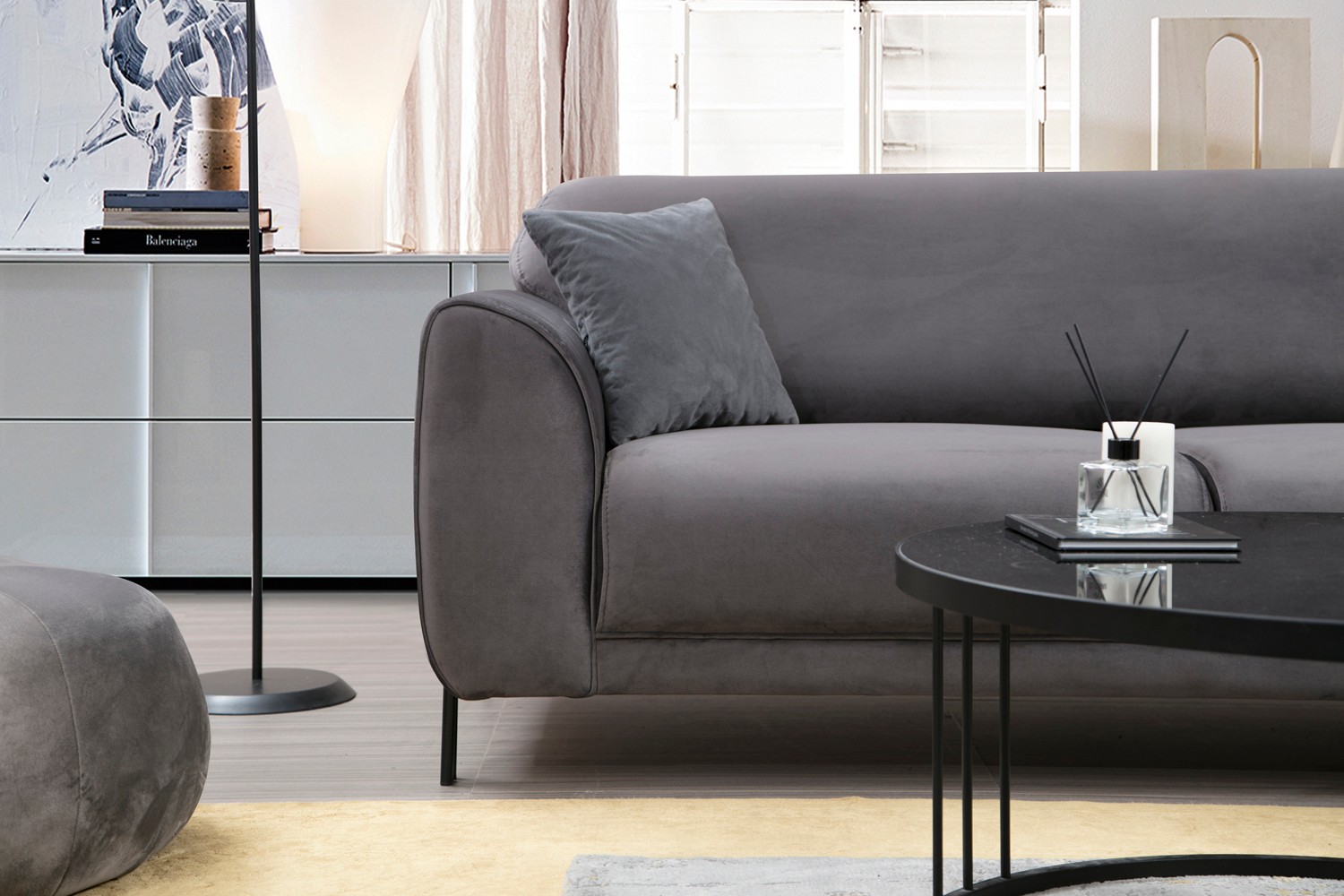 Image Corner Sofa Right Anthracite