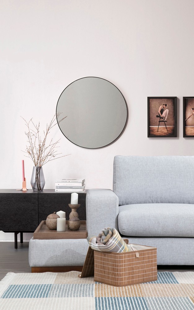 Loop 4 Ecksofa Grau