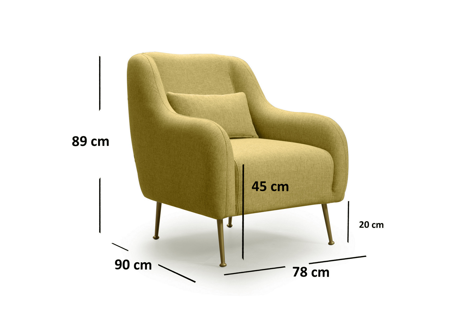 Sevilla Armchair Yellow