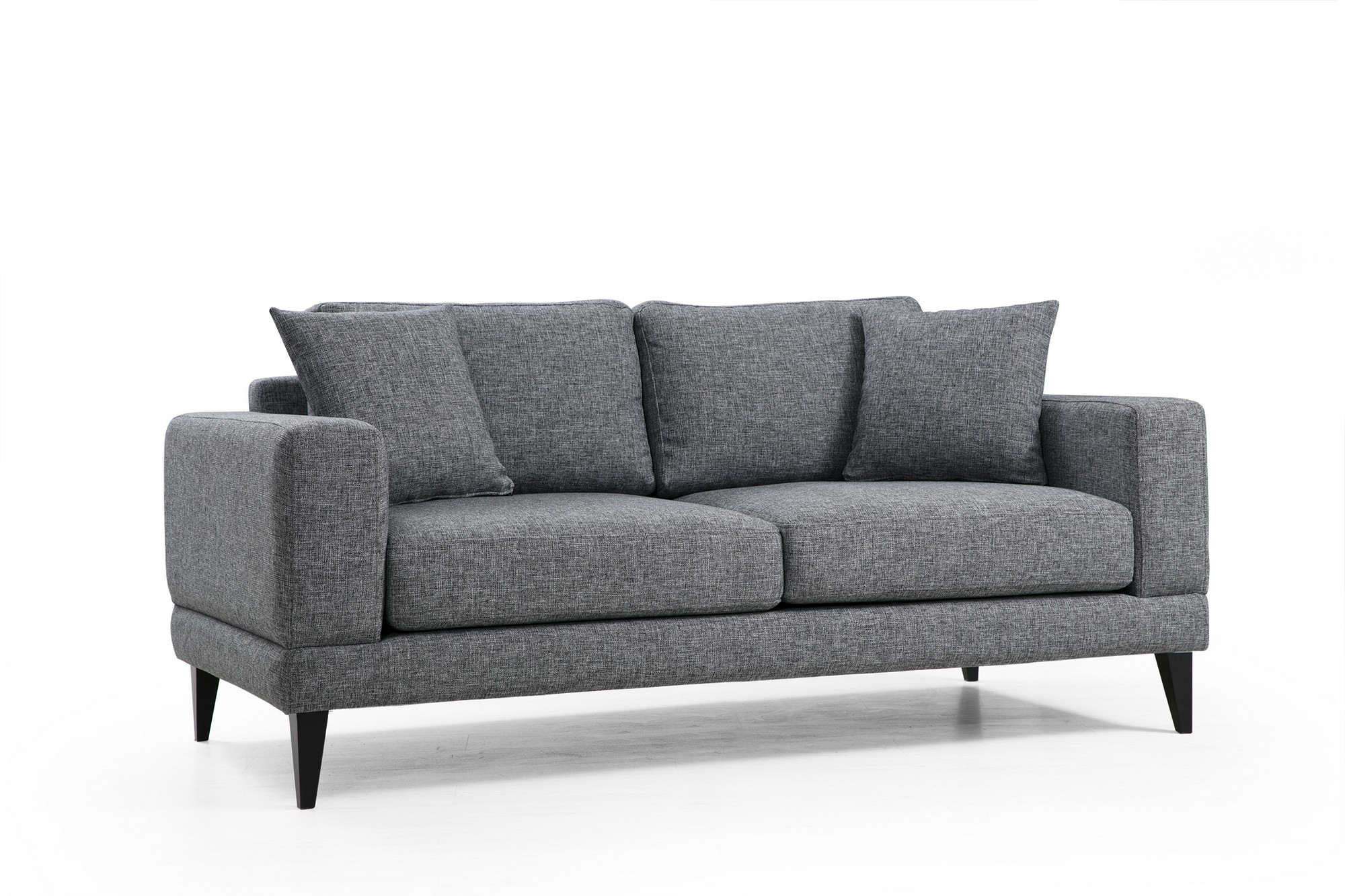Nordic 2-Seater Sofa Grey