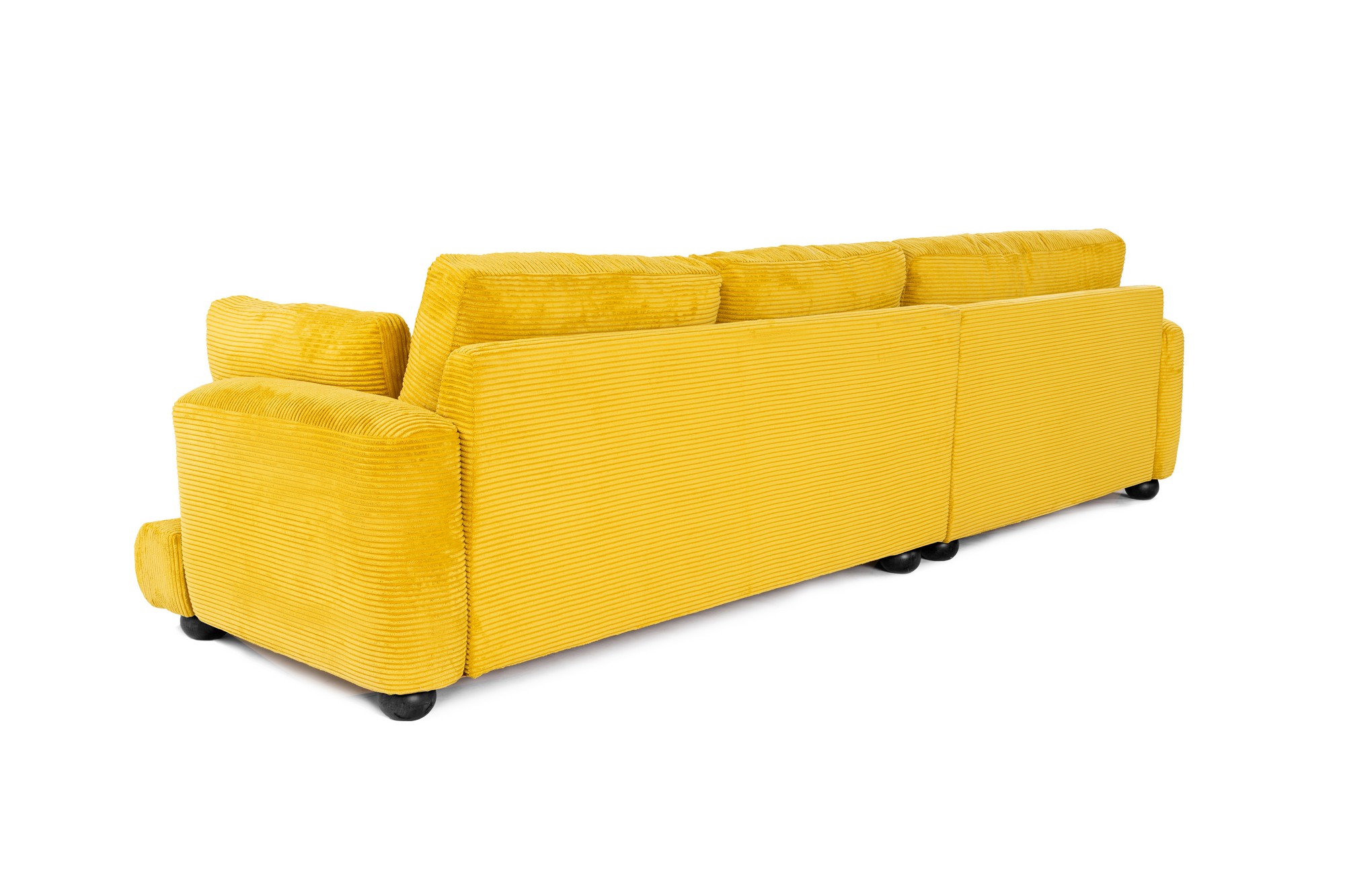River Corner Sofa Left Yellow