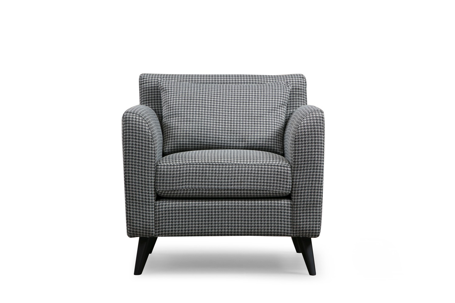 Nordic Armchair Patterned Black