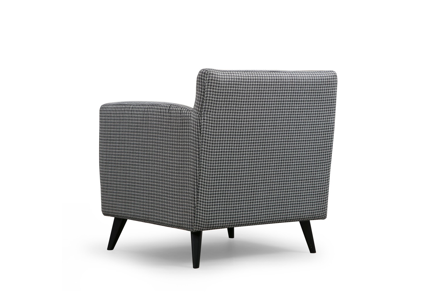 Nordic Sessel Gemustert Schwarz