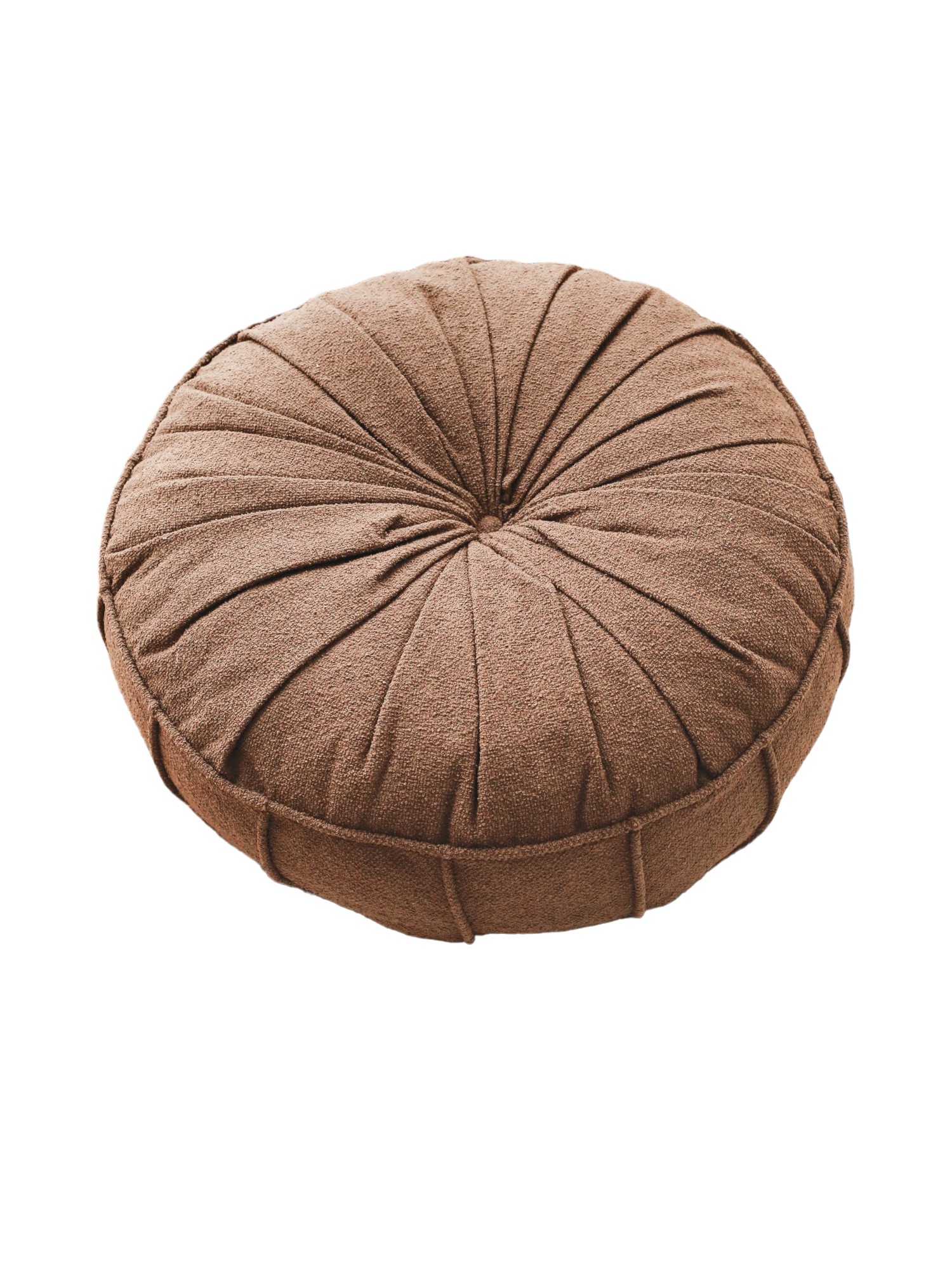 Pillow Teddy fabric Brown