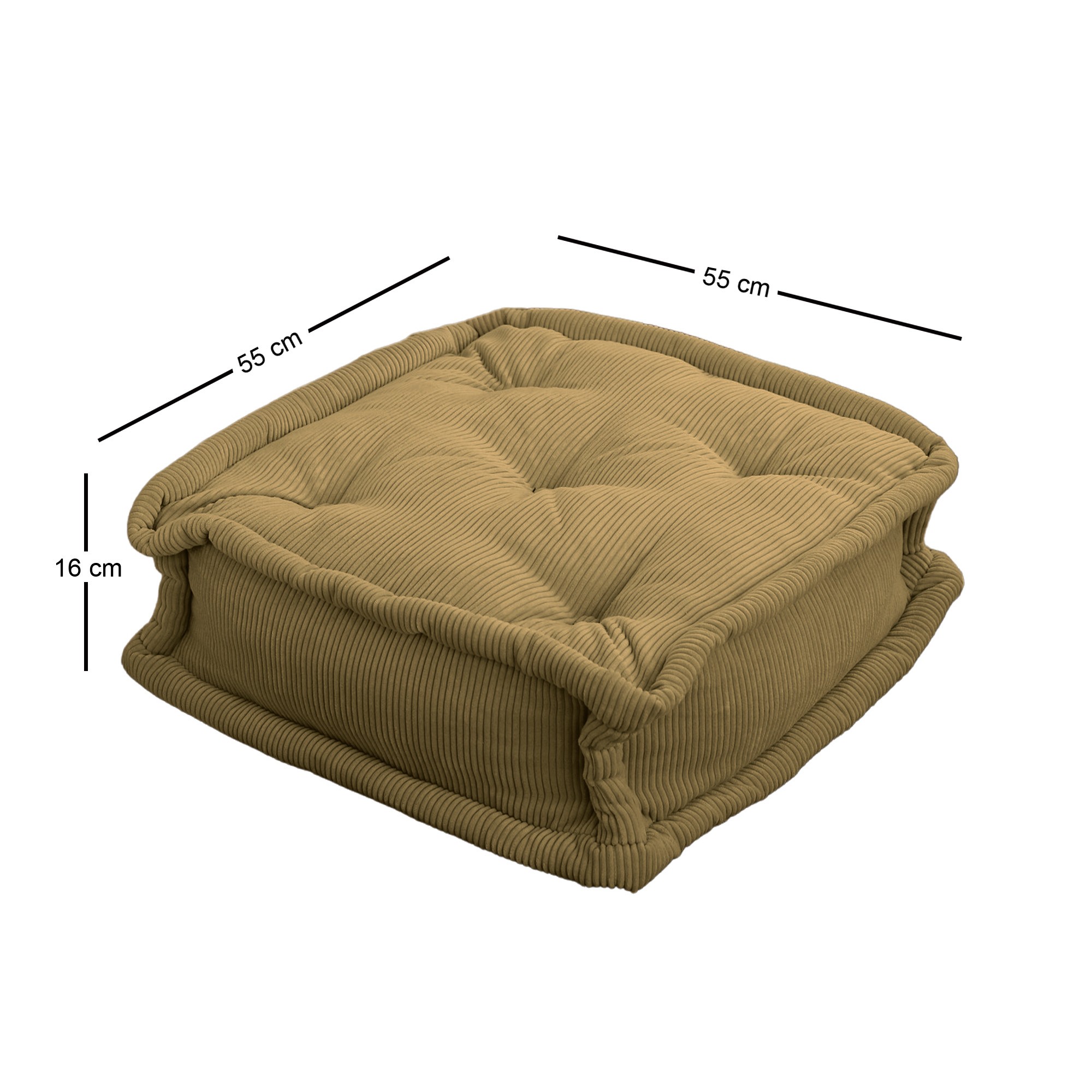Cookie Pillow Velvet Khaki