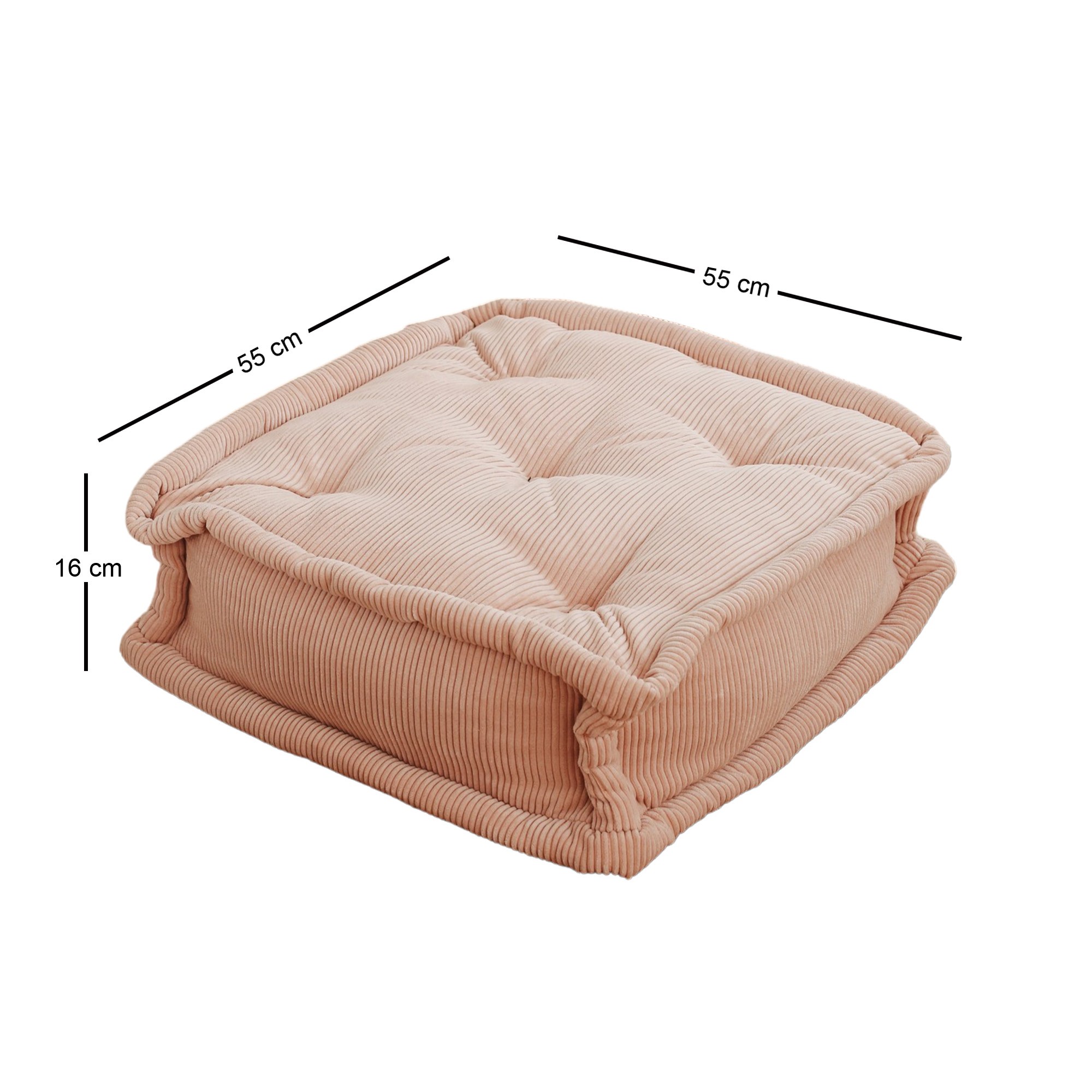 Biscuit Pillow Velvet Pink