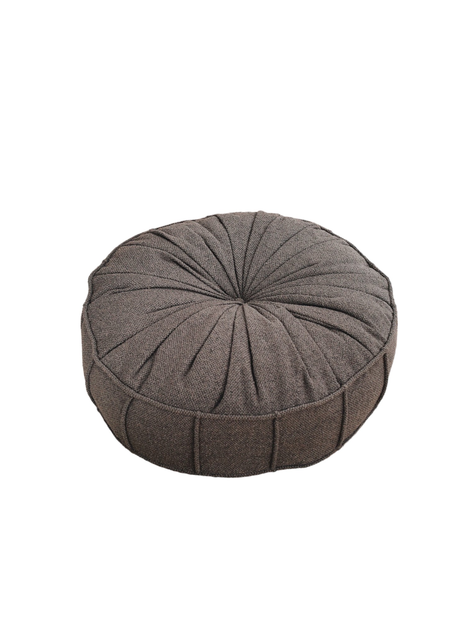 Kissen Teddy-Stoff Anthrazit