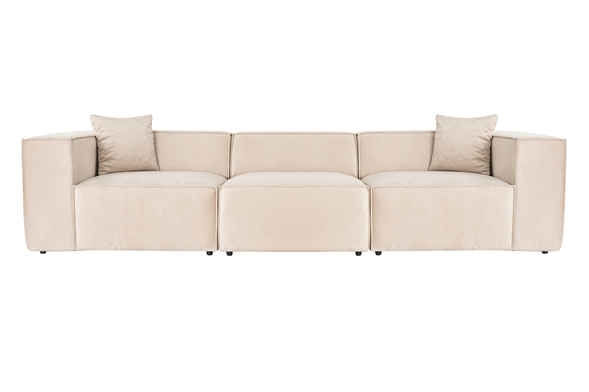 Lora 3-Sitzer Sofa Creme