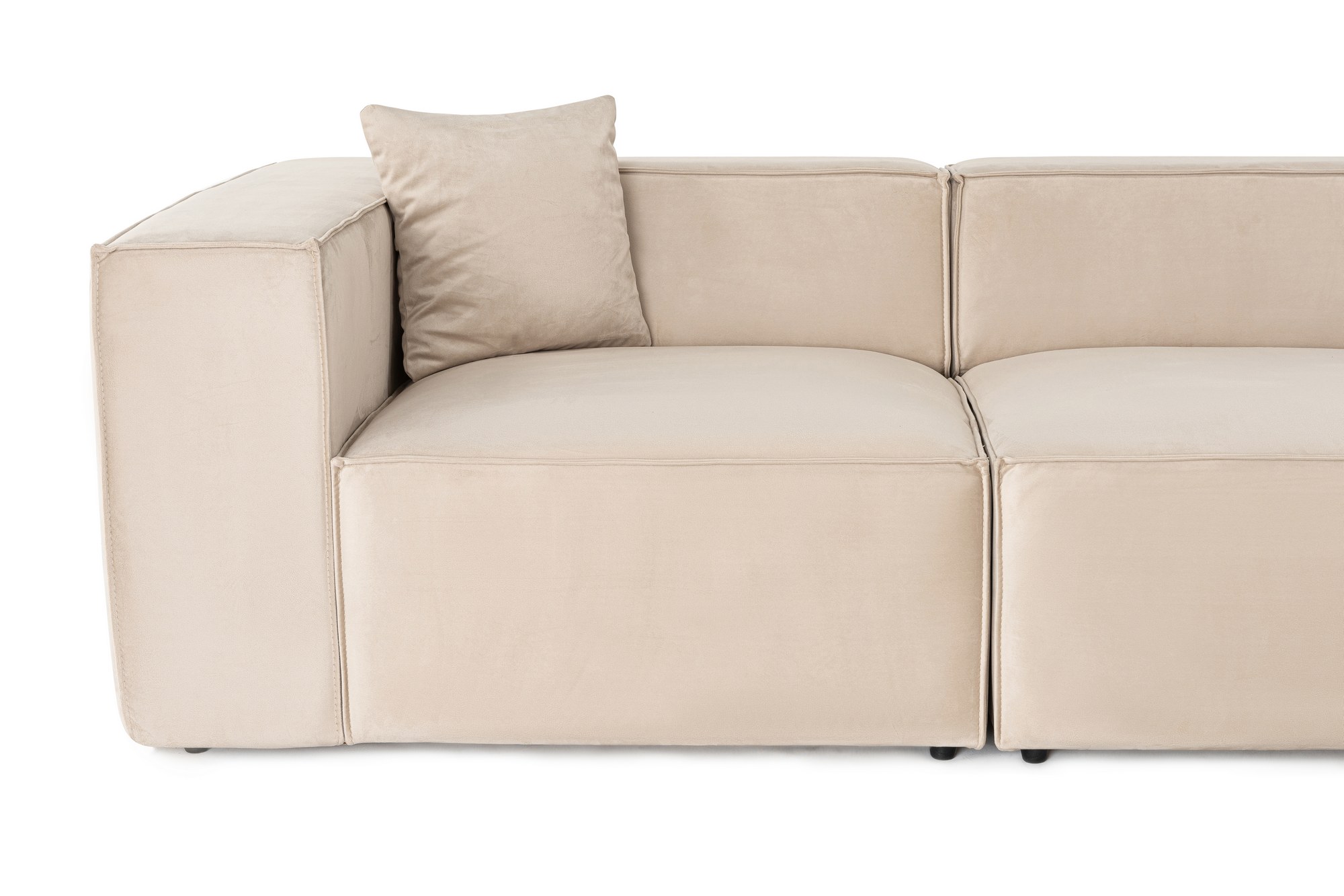 Lora 3-seater sofa cream