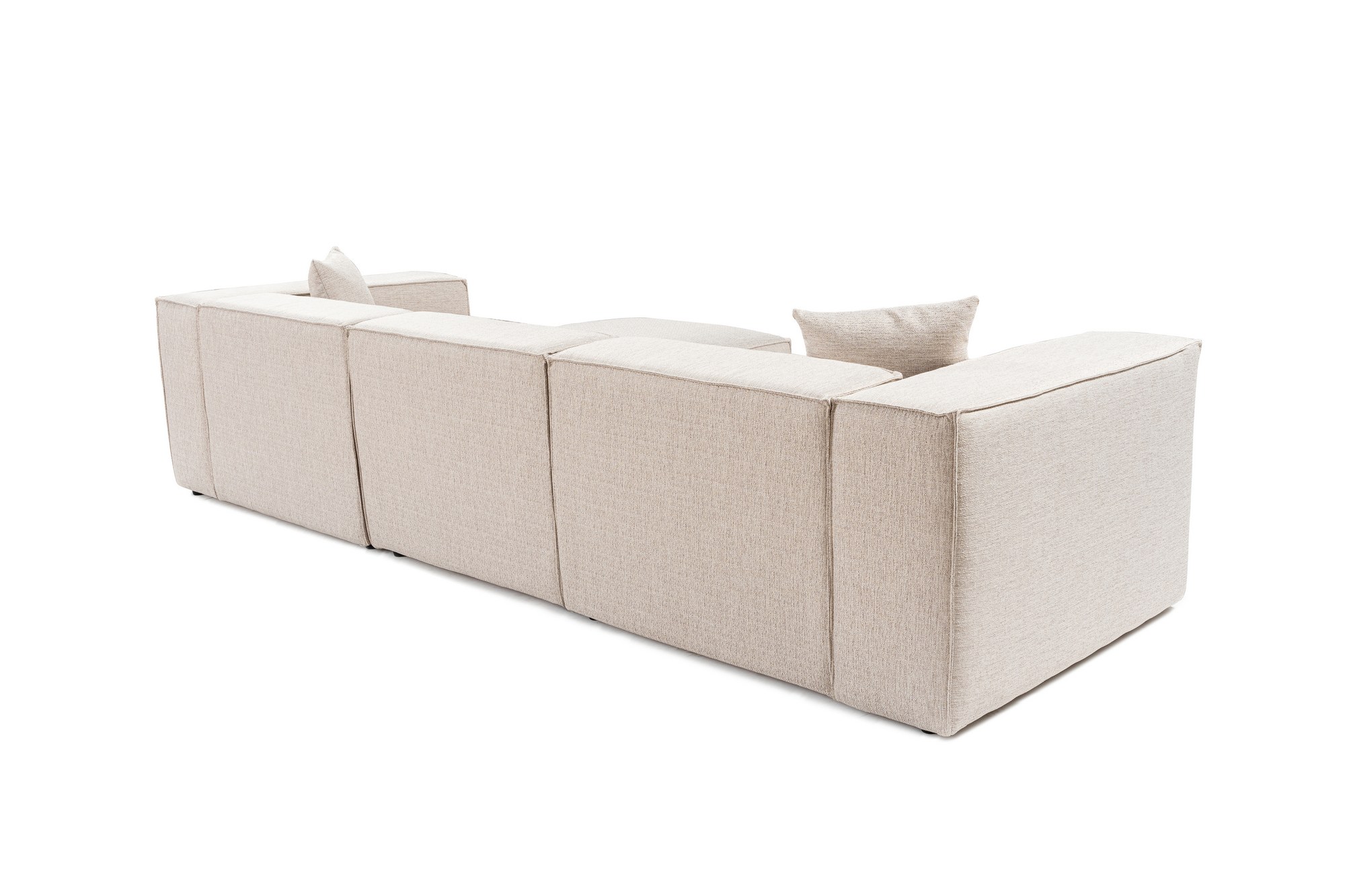 Lora Corner Sofa Light Brown