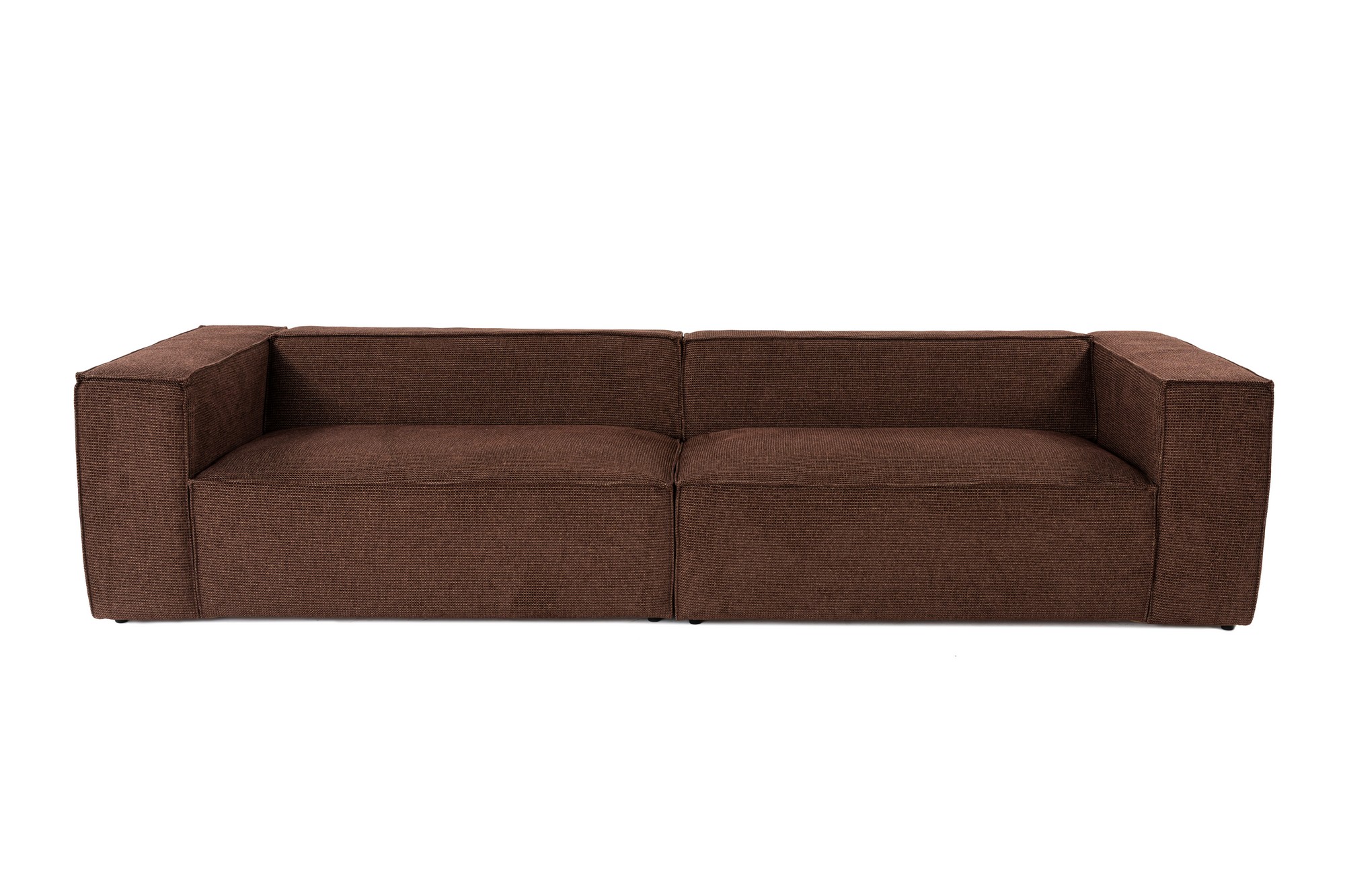 Lora 4-seater sofa brown