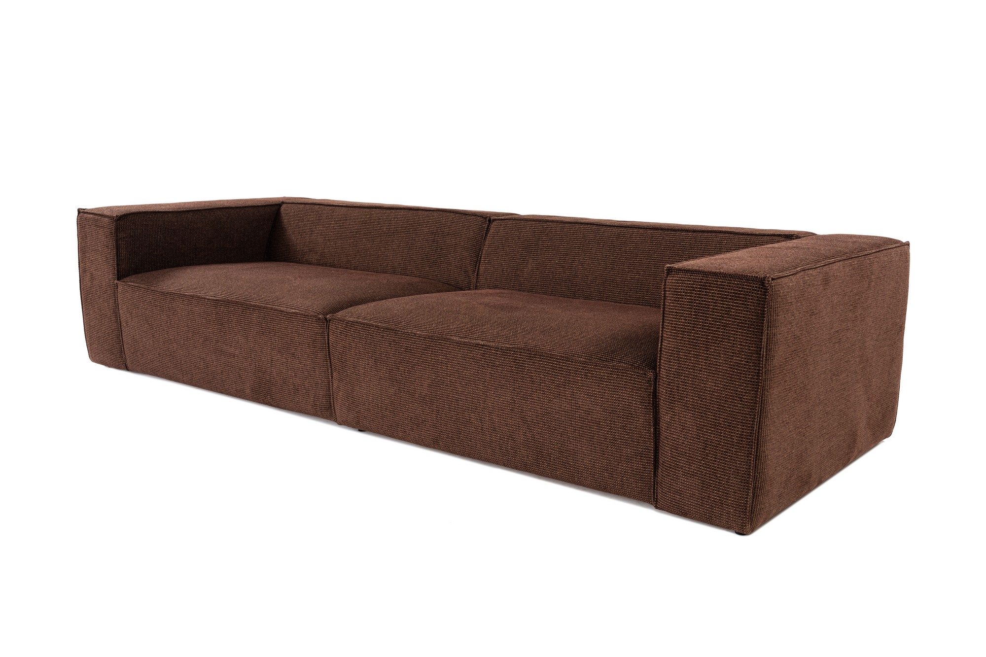 Lora 4-seater sofa brown
