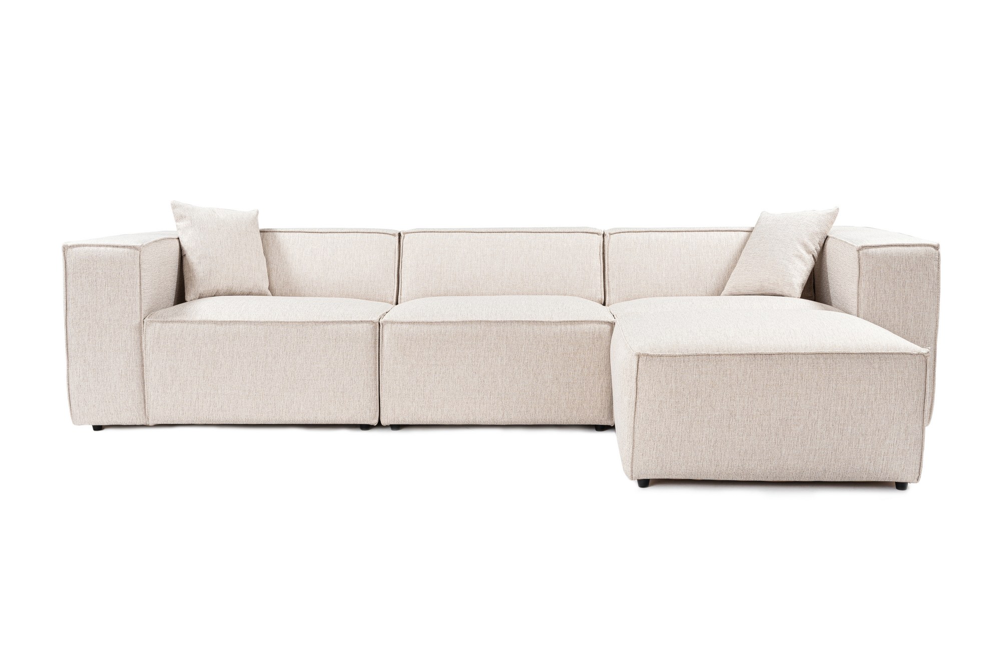 Lora Corner Sofa Light Brown