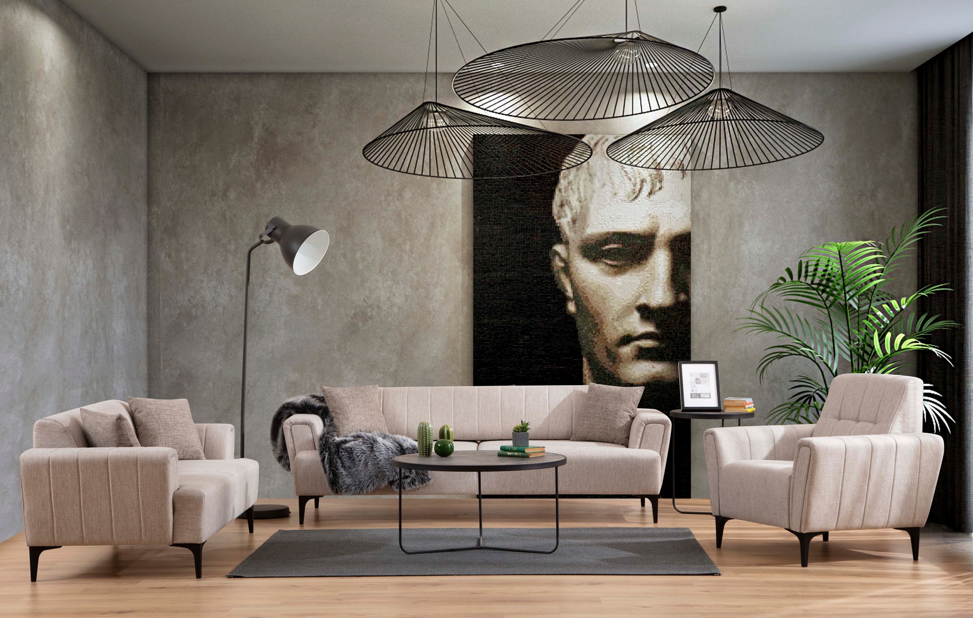 Hamlet 1-Seater Sofa Beige
