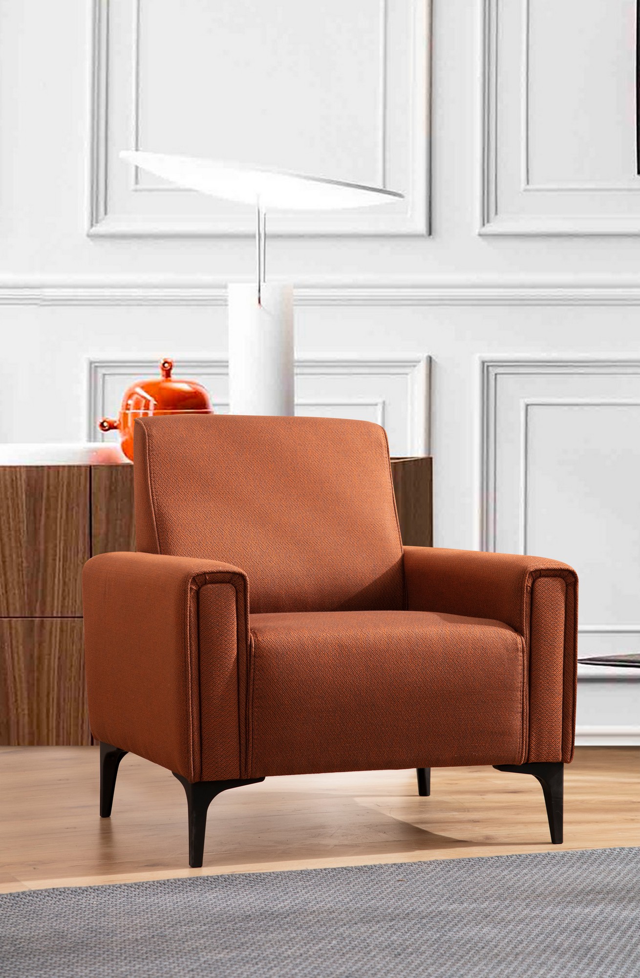 Horizon 1-seater sofa red