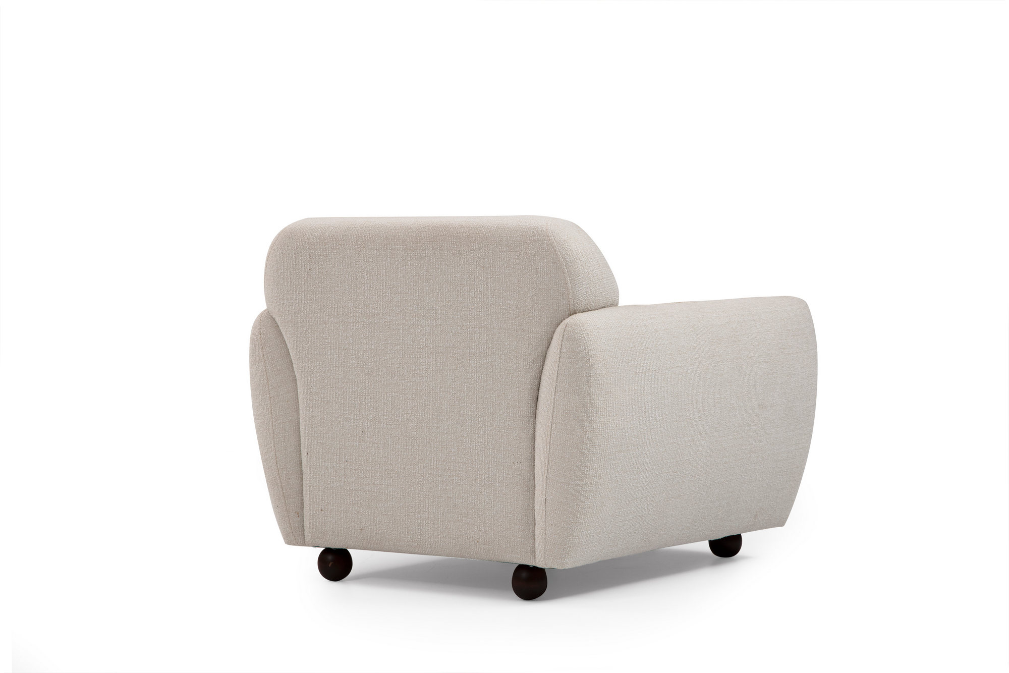 Eddy Armchair Velvet Cream