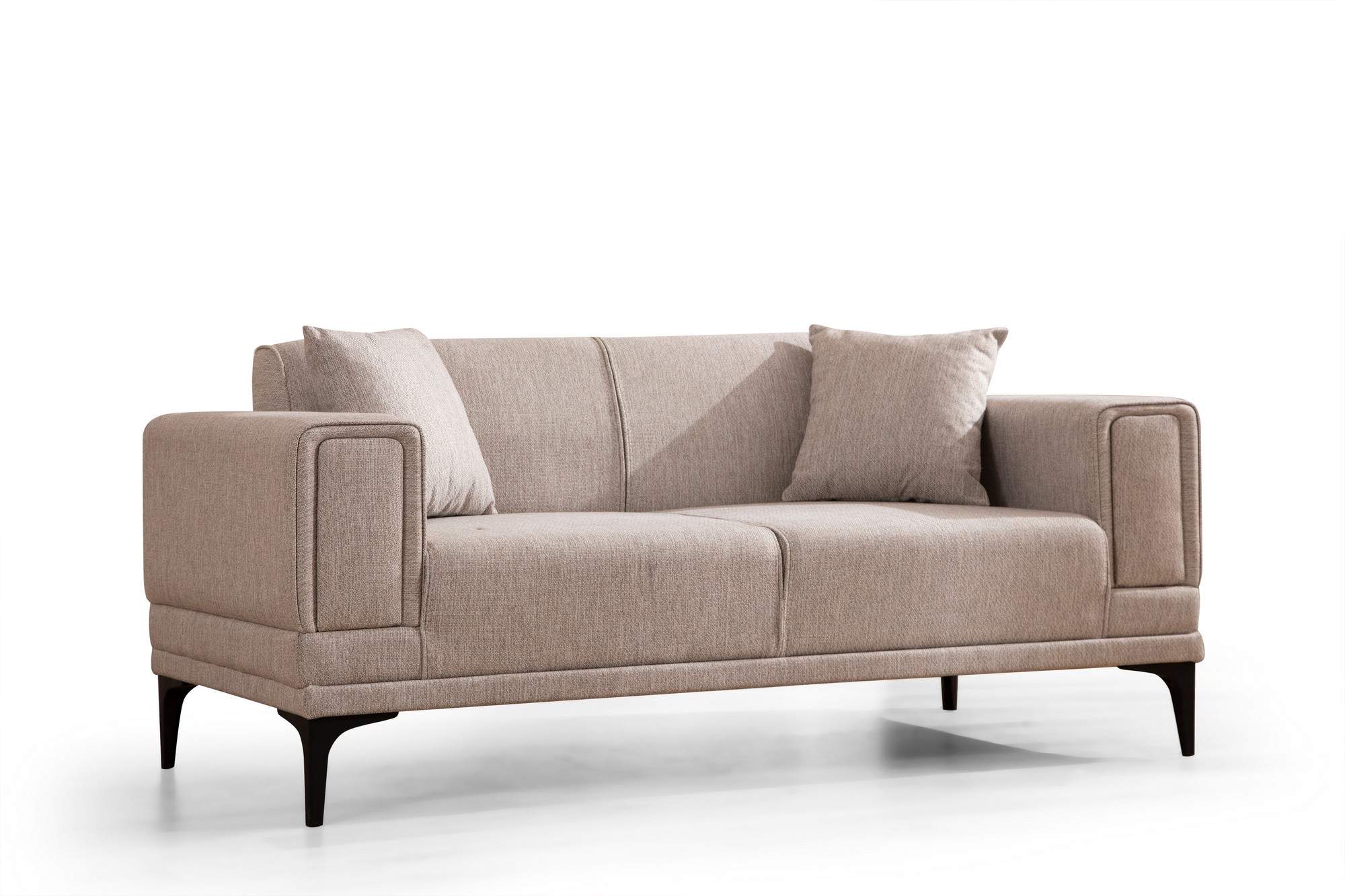 Horizon 2-seater sofa light brown