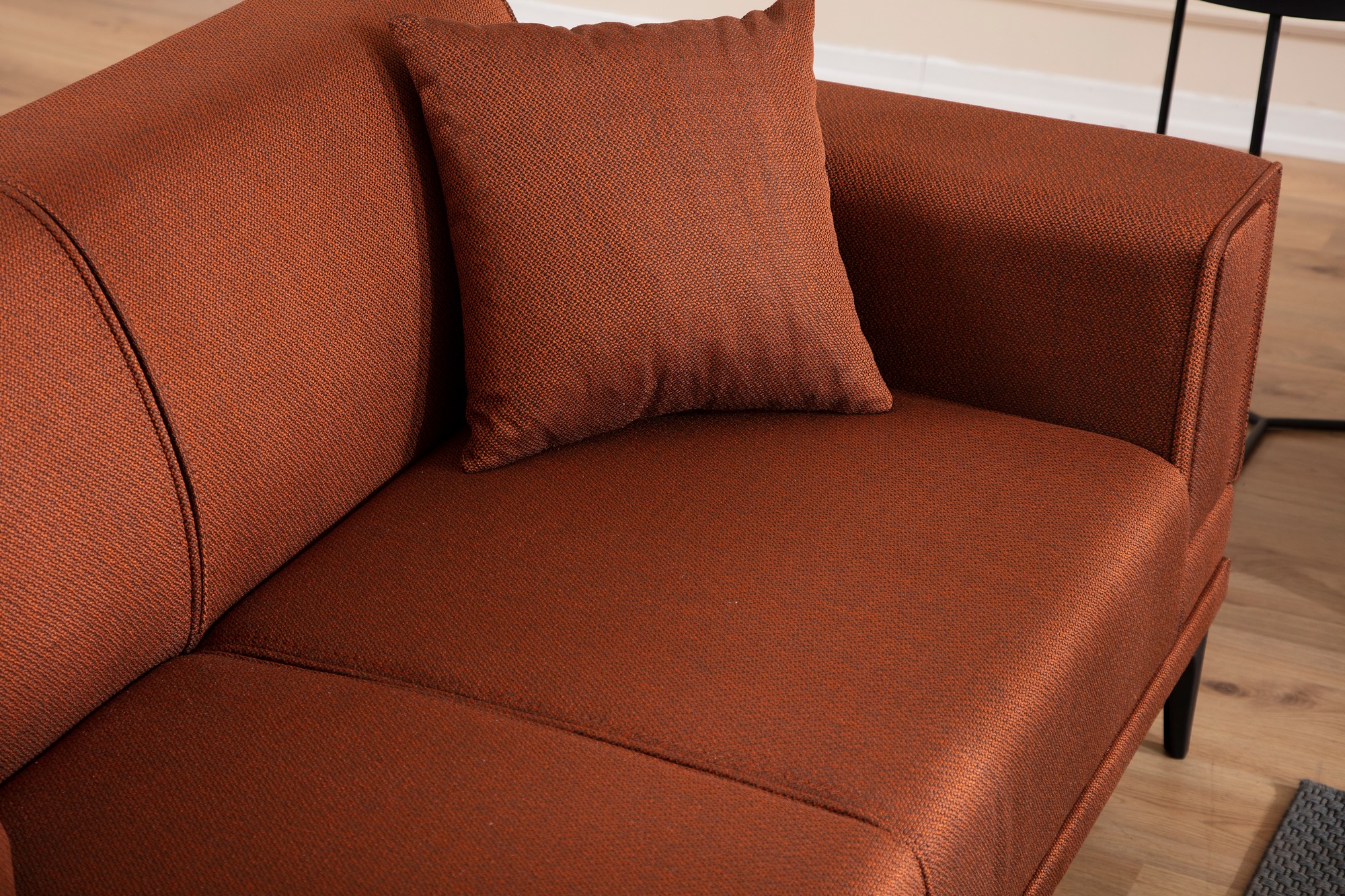 Horizon 3-seater sofa bed Red