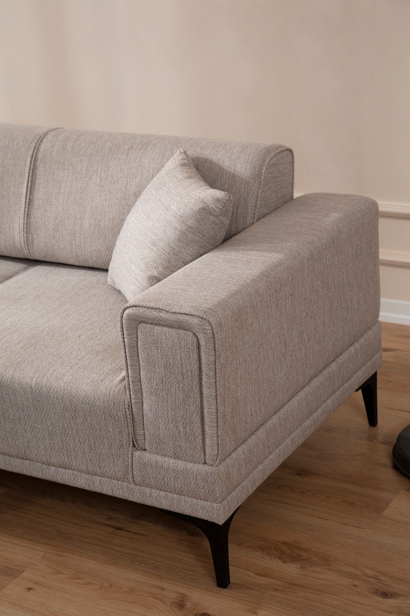 Horizon Ecksofa Links Hellbraun