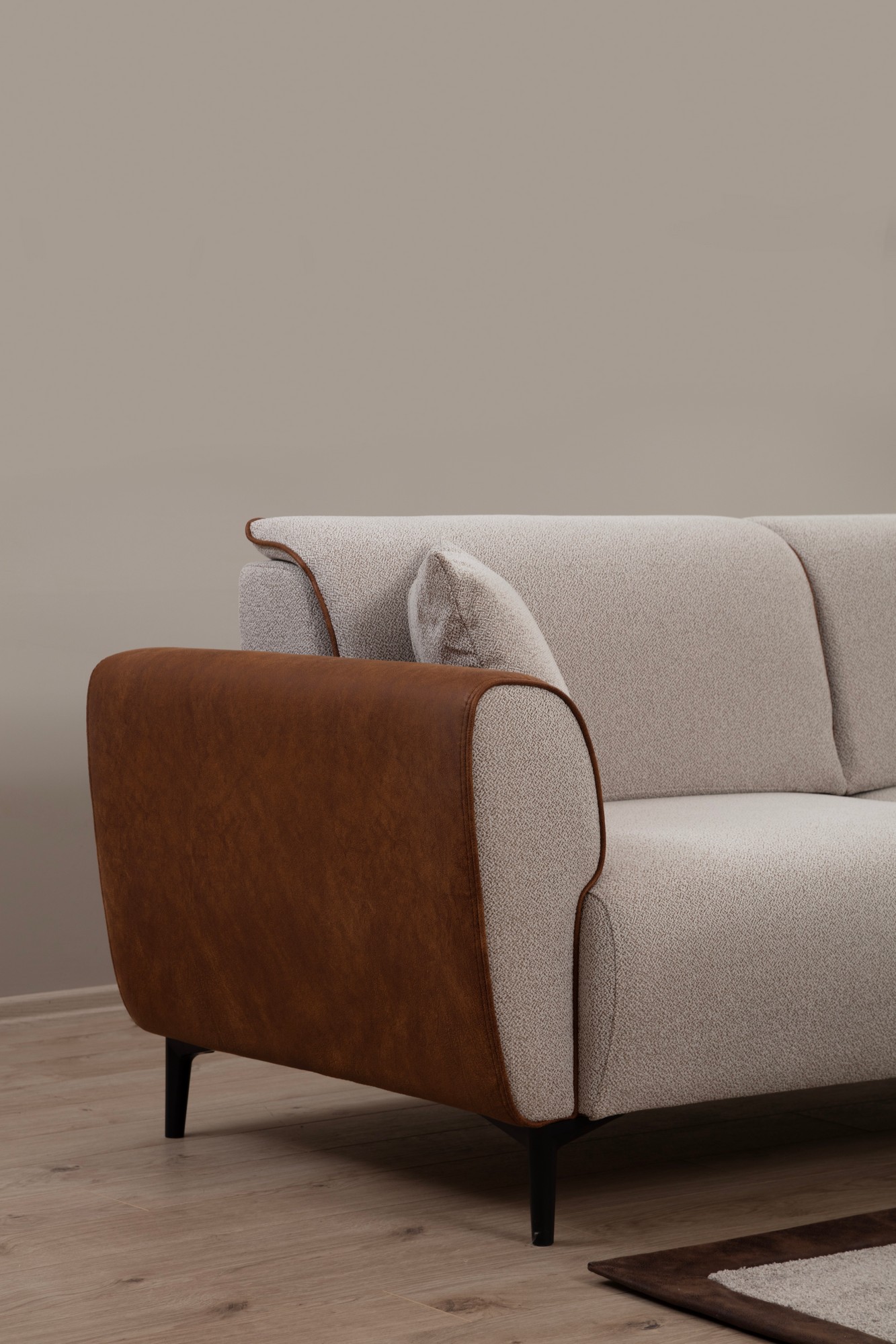 Aren 3-seater sofa bed Beige