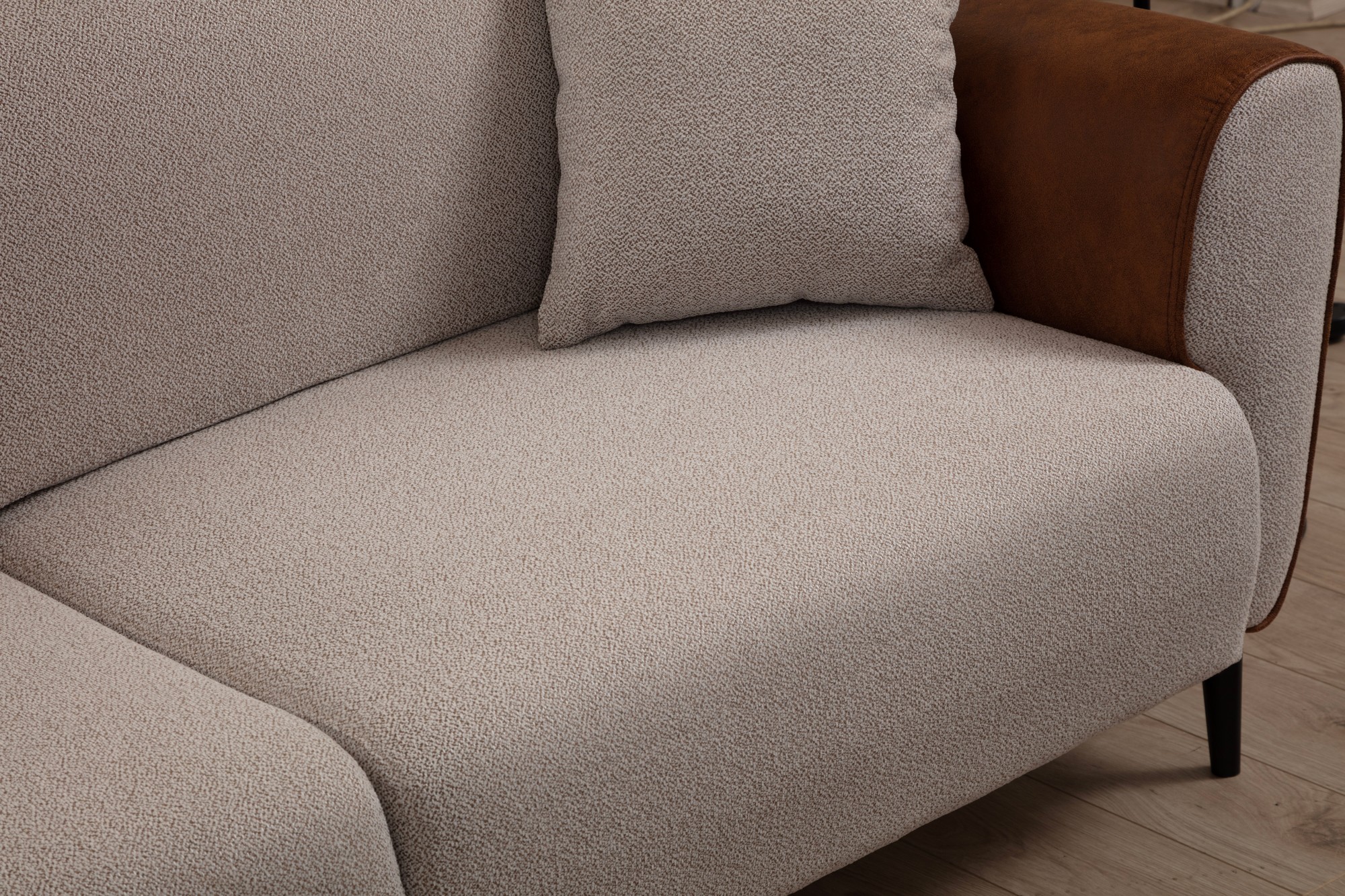 Aren 3-seater sofa bed Beige